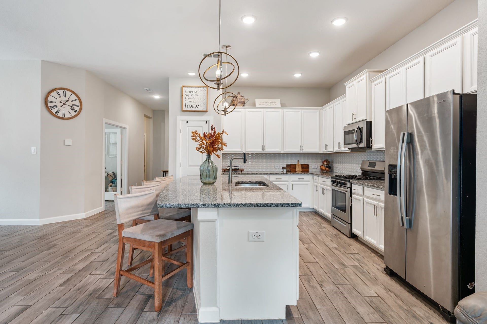 So much space for hosting, with your true formal dining across the way.