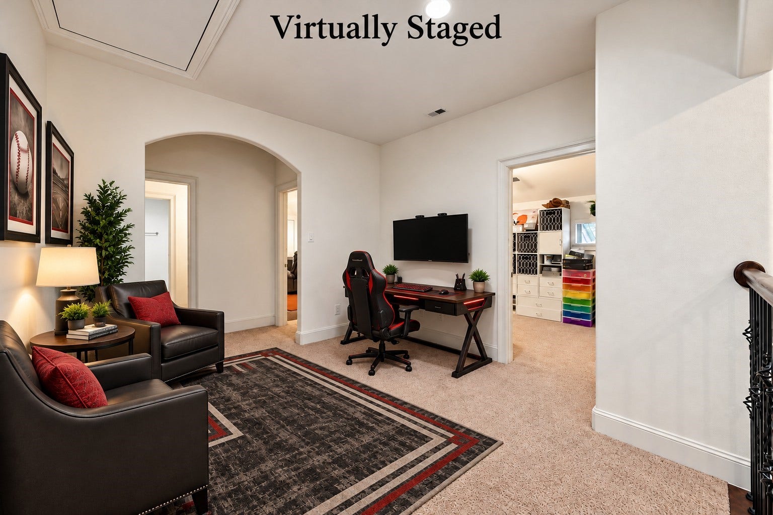 5018 Southampton Road, Missouri City, TX 77459 Virtually Staged 2nd Fl Flex Space