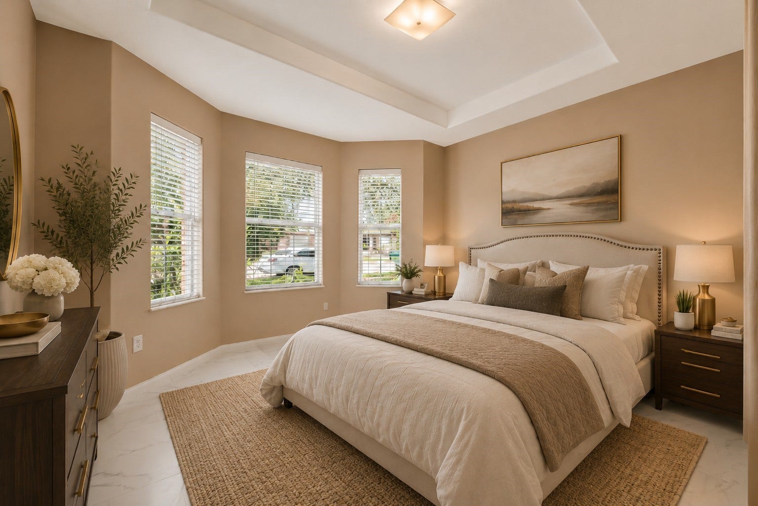Warm Neutral Bedroom Retreat