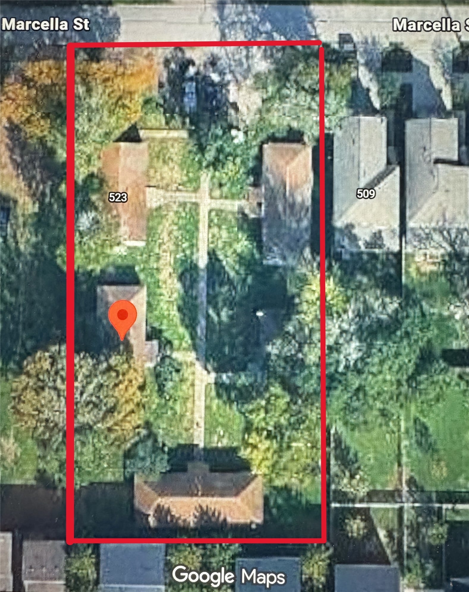 511 Marcella Street, Houston, TX 77091 Expansive lot offering ample space and privacy in a serene neighborhood setting.