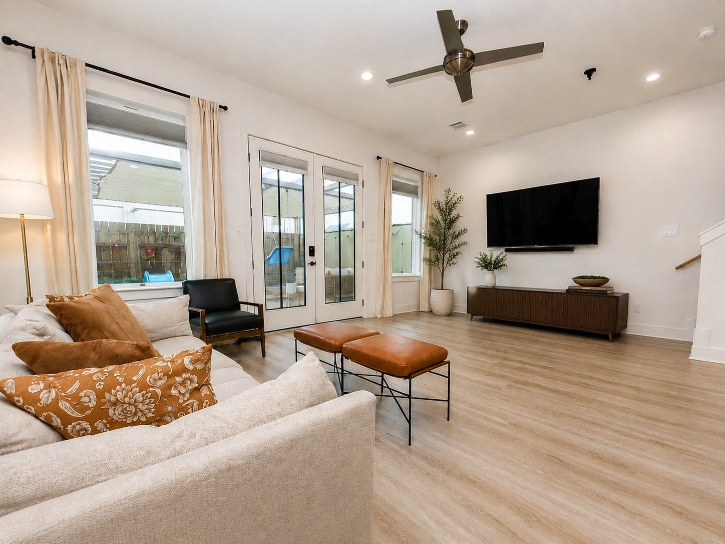 Virtually Staged Living Area