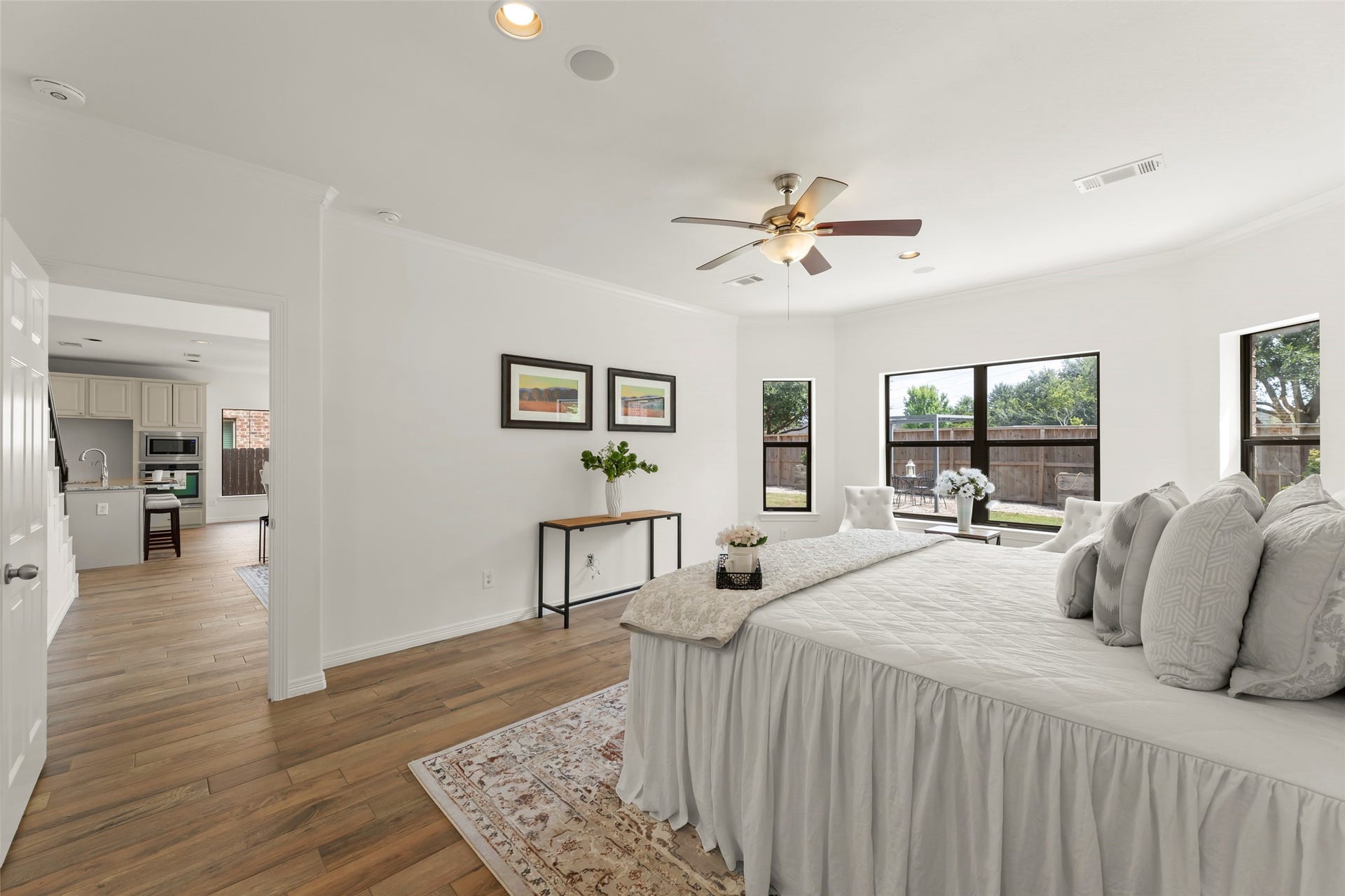4534 Montcliff Bend Lane, Sugar Land, TX 77479 Serene retreat with a view of the backyard.
