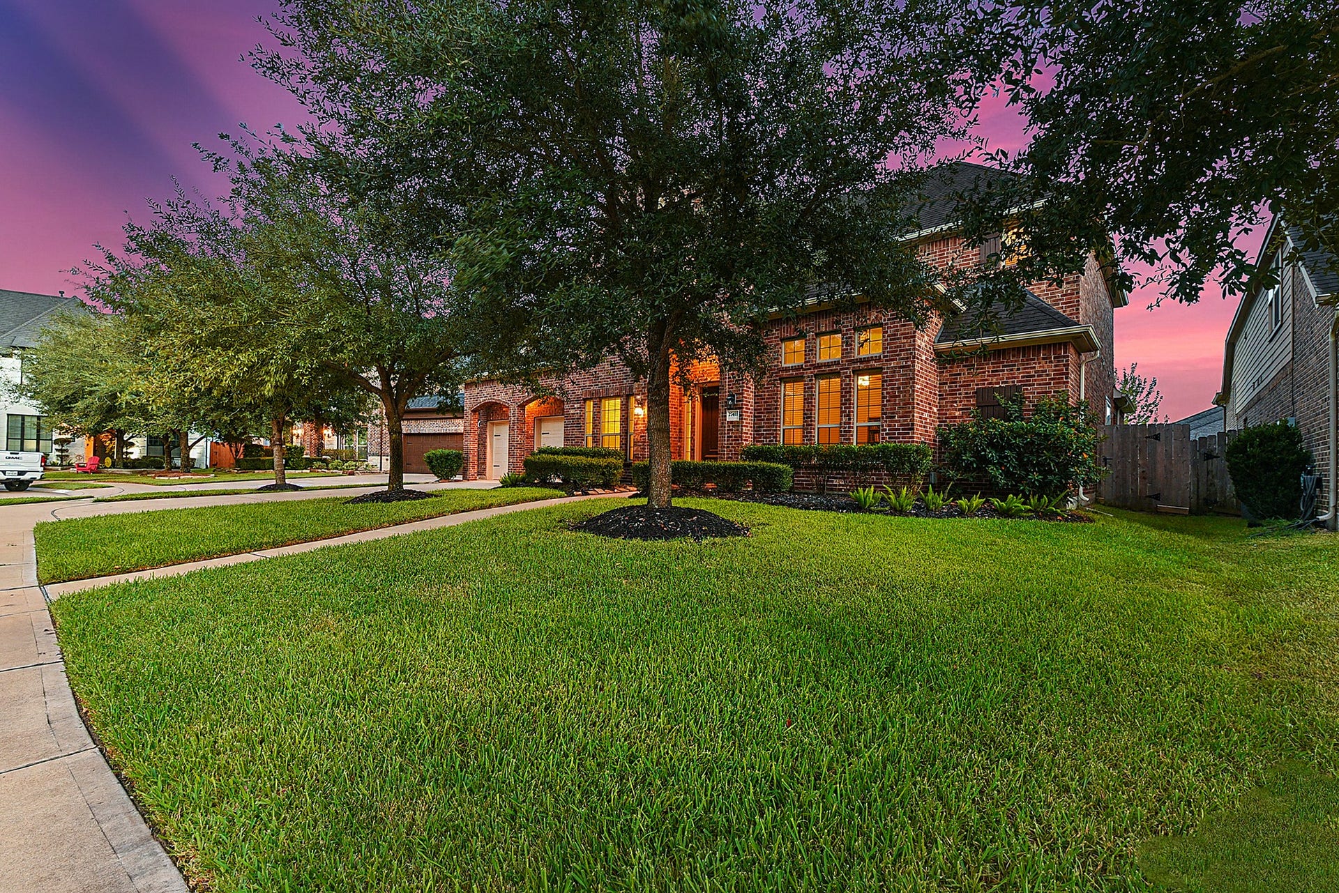 27411 Gladway Manor Drive, Katy, TX 77494 Situated on an oversized lot in the 80-foot section of Firethorne, this property offers plenty of space and privacy, along with no back neighbors and room to enjoy the beautifully landscaped backyard.