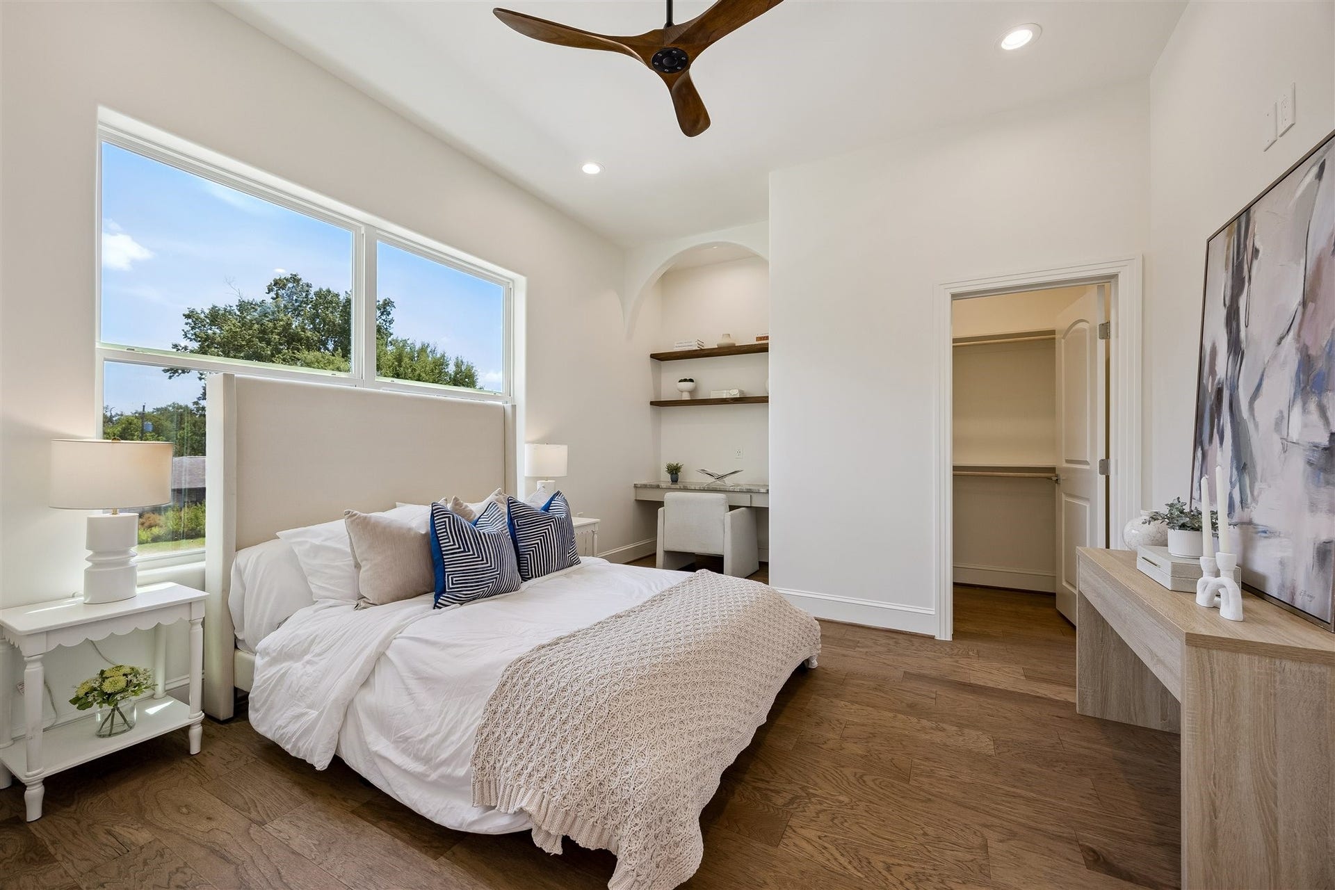Third bedroom with desk nook on 2nd floor