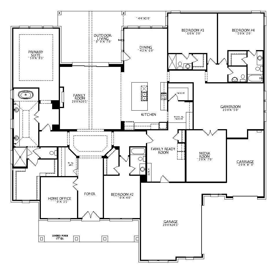 9103 Everest Court, Manvel, TX 77578 Main Level