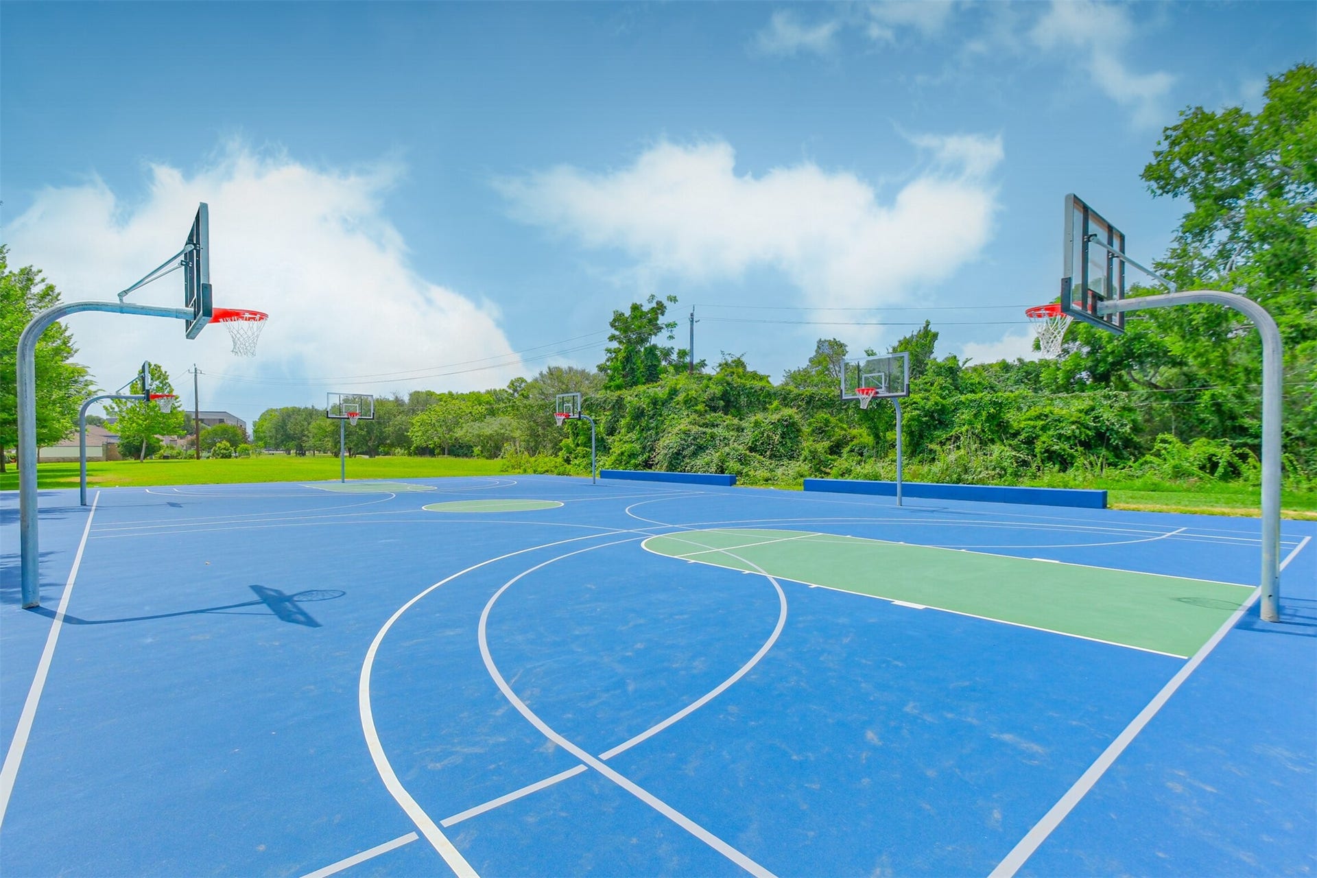 14211 Swiss Hill Drive, Houston, TX 77077 Six new ways to get buckets. The new Briarhills basketball courts are officially ready for use.
