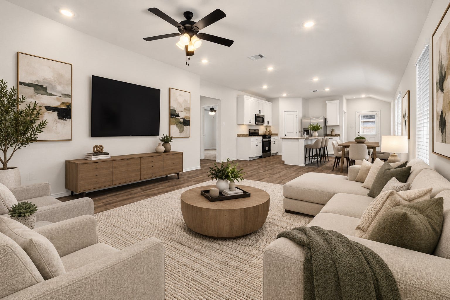 31214 Carmelas Landing Drive, Fulshear, TX 77441 Virtually staged to show space usage.
