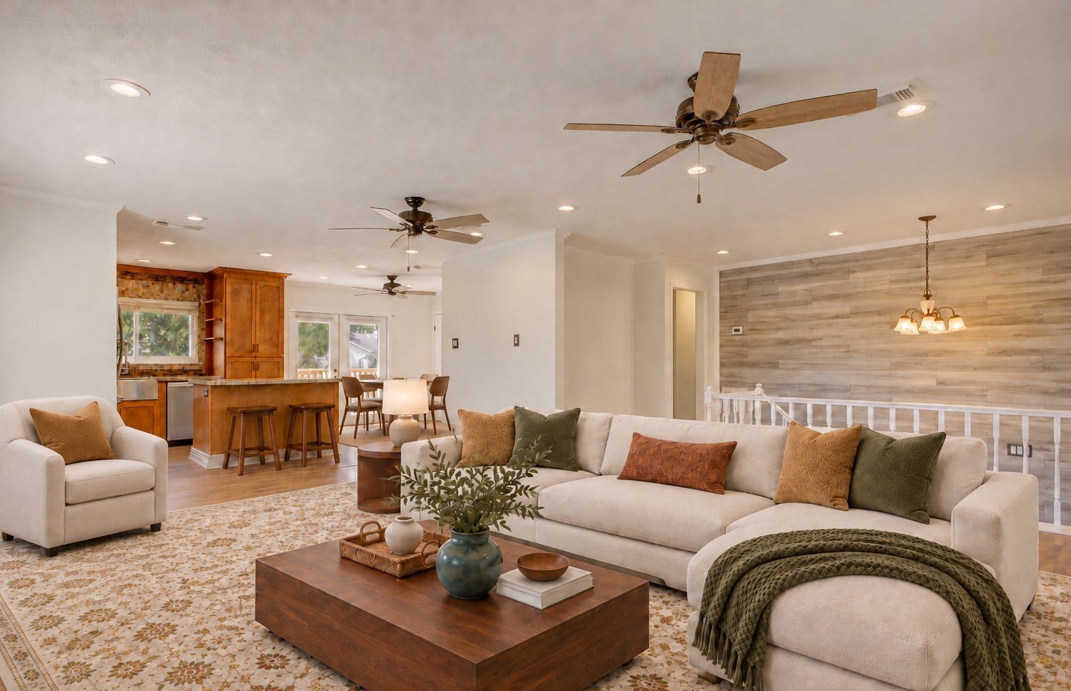 Another view of the living room *virtually staged*