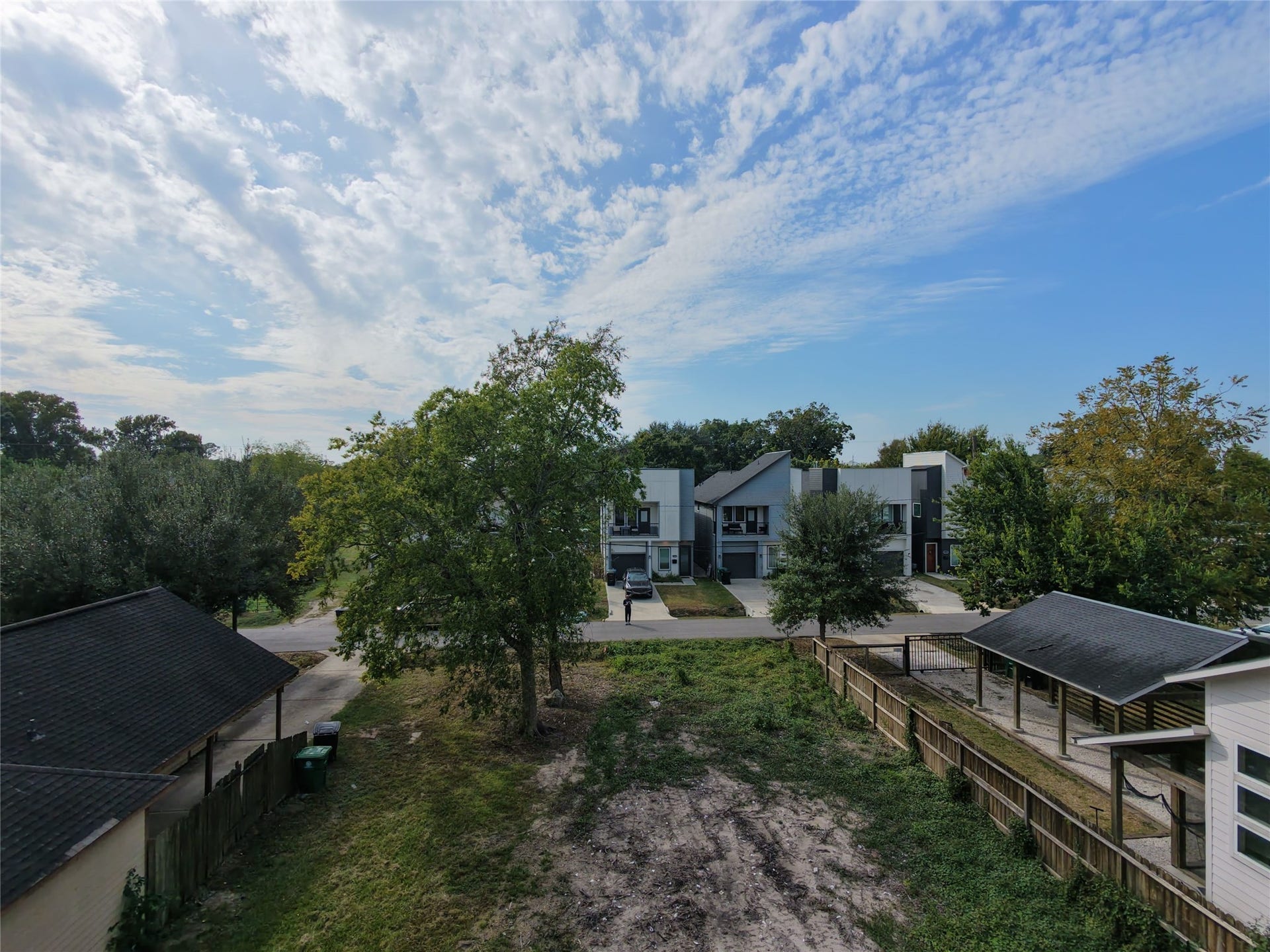 0 Cohn Street, Houston, TX 77091 Aerial view of lot