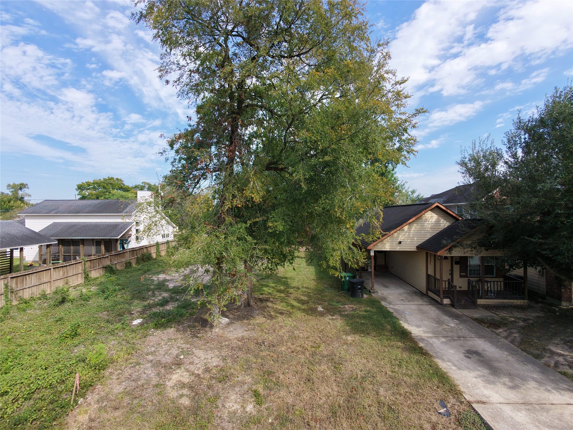 0 Cohn Street, Houston, TX 77091 Aerial view of lot
