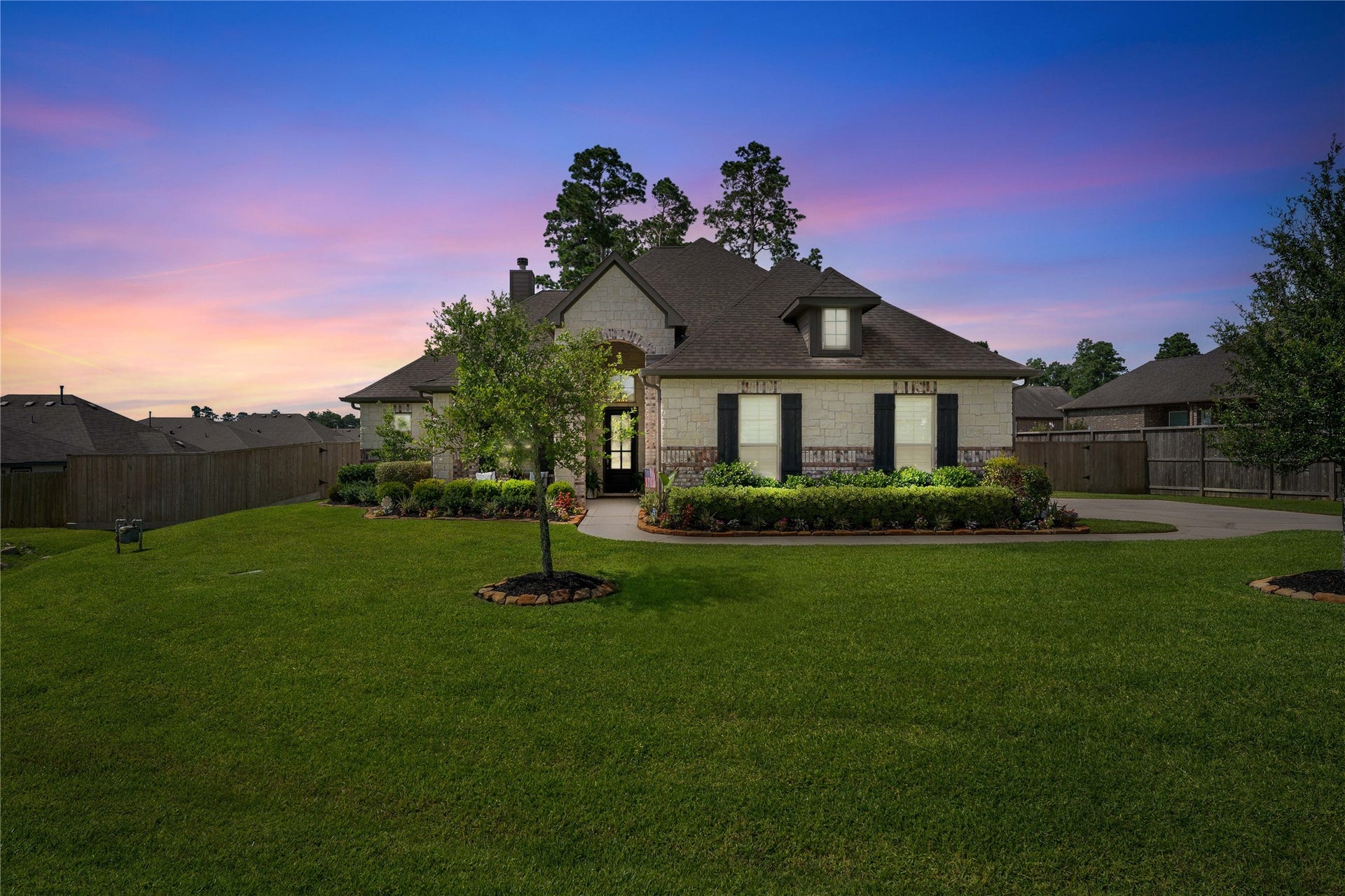 40803 Mostyn Drive, Magnolia, TX 77354 Timeless curb appeal on nearly half an acre in Mostyn Manor Reserve