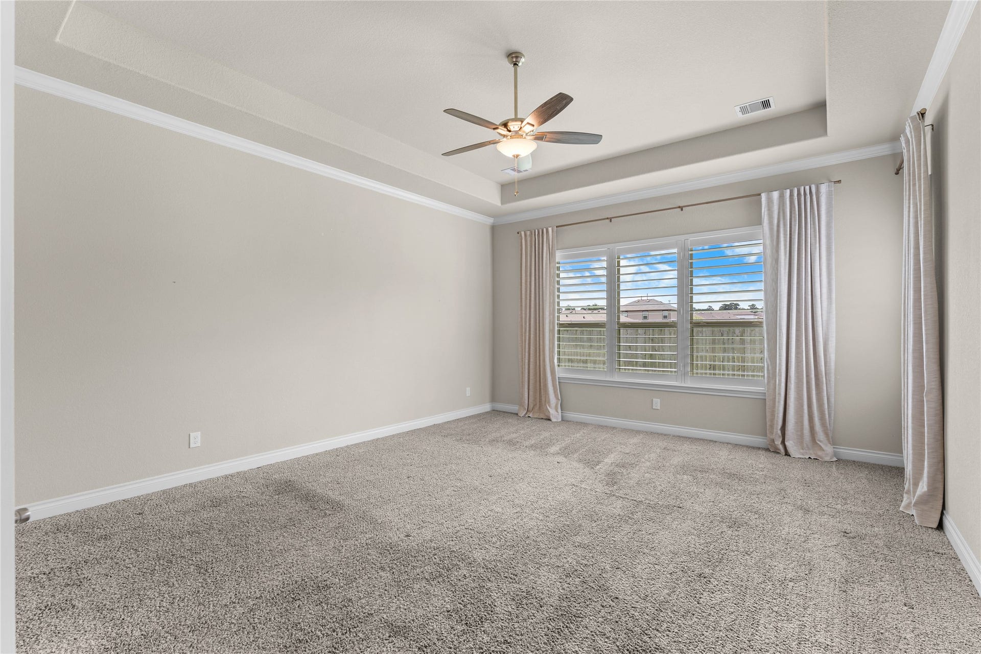 40803 Mostyn Drive, Magnolia, TX 77354 Private primary suite offering a peaceful retreat at the end of the day