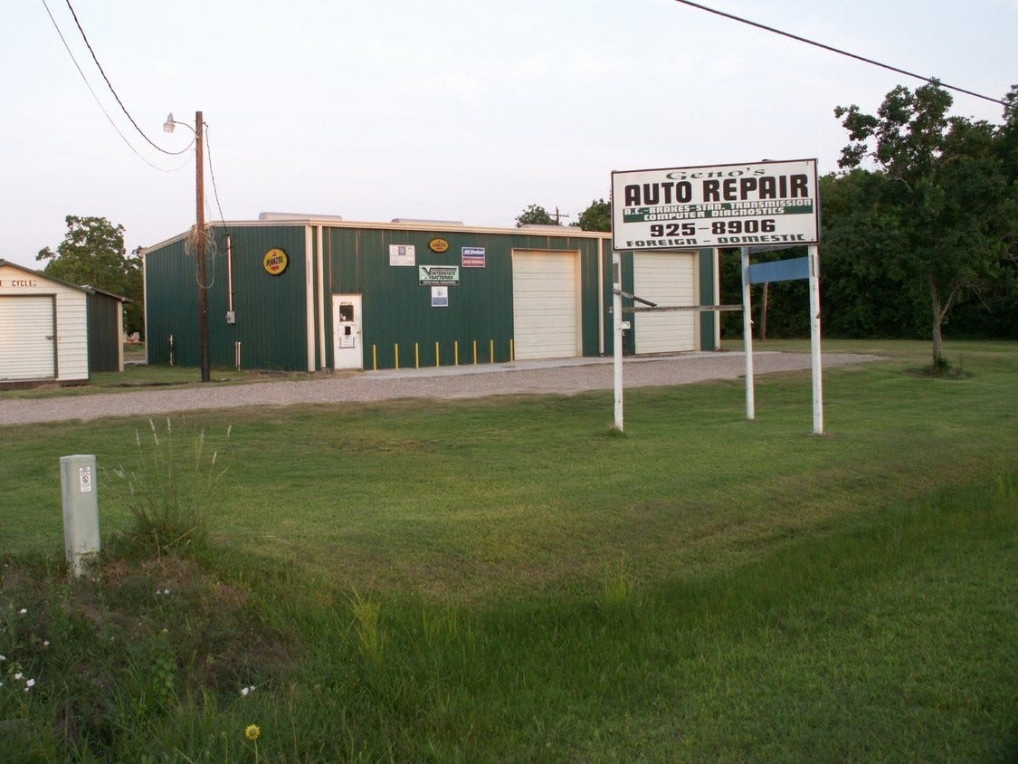 1307 Fm 646 Road N, Dickinson, TX 77539 Shop in front of land