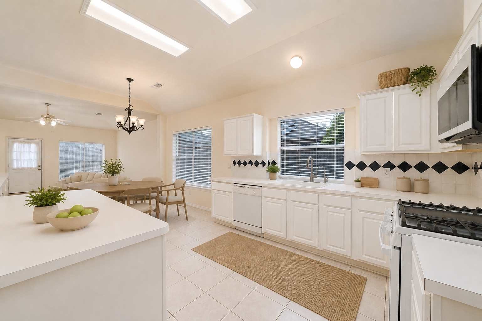 10011 Redoak Pass Lane, Houston, TX 77064 Virtually staged kitchen
