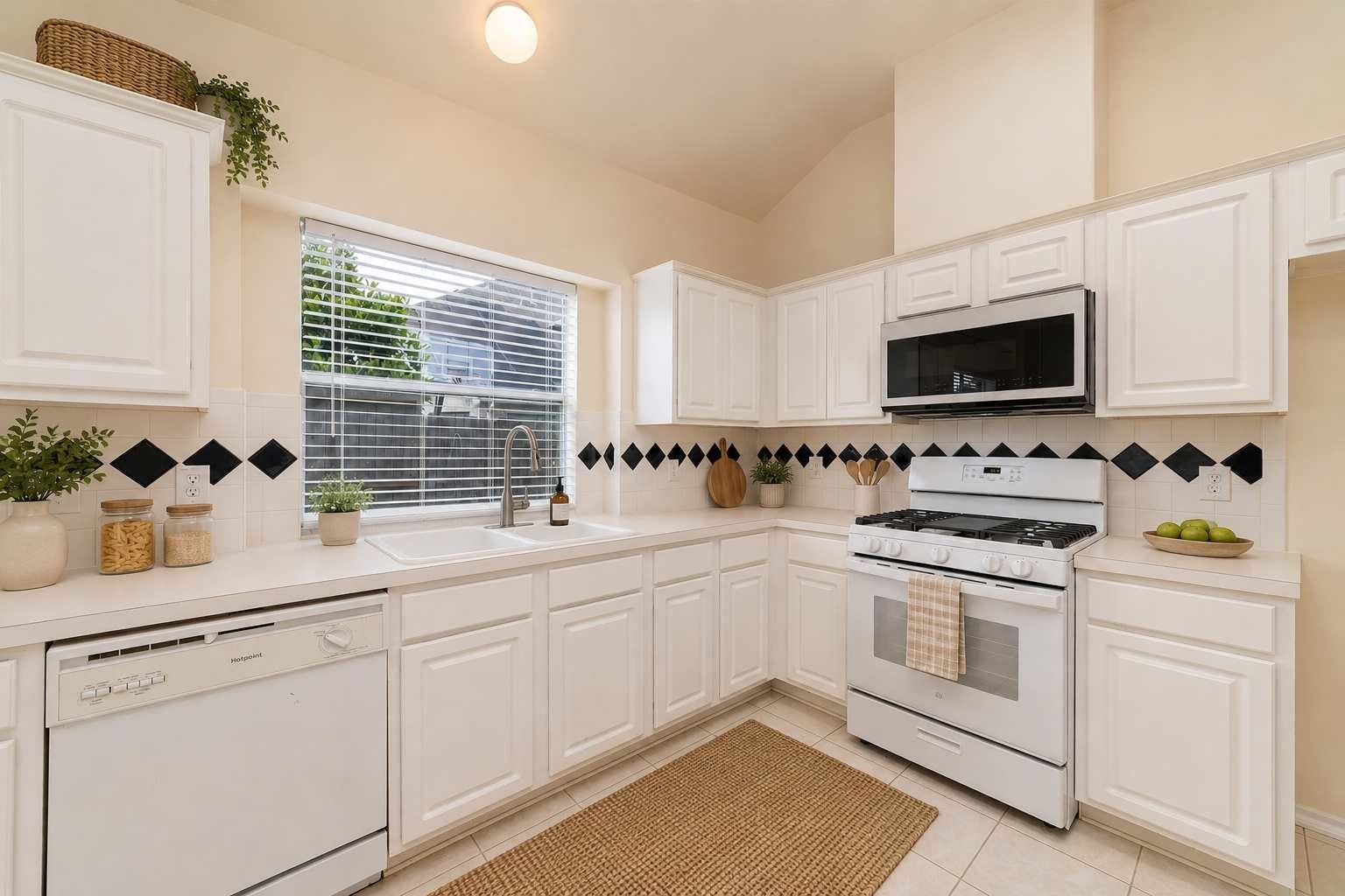 10011 Redoak Pass Lane, Houston, TX 77064 Virtually staged kitchen