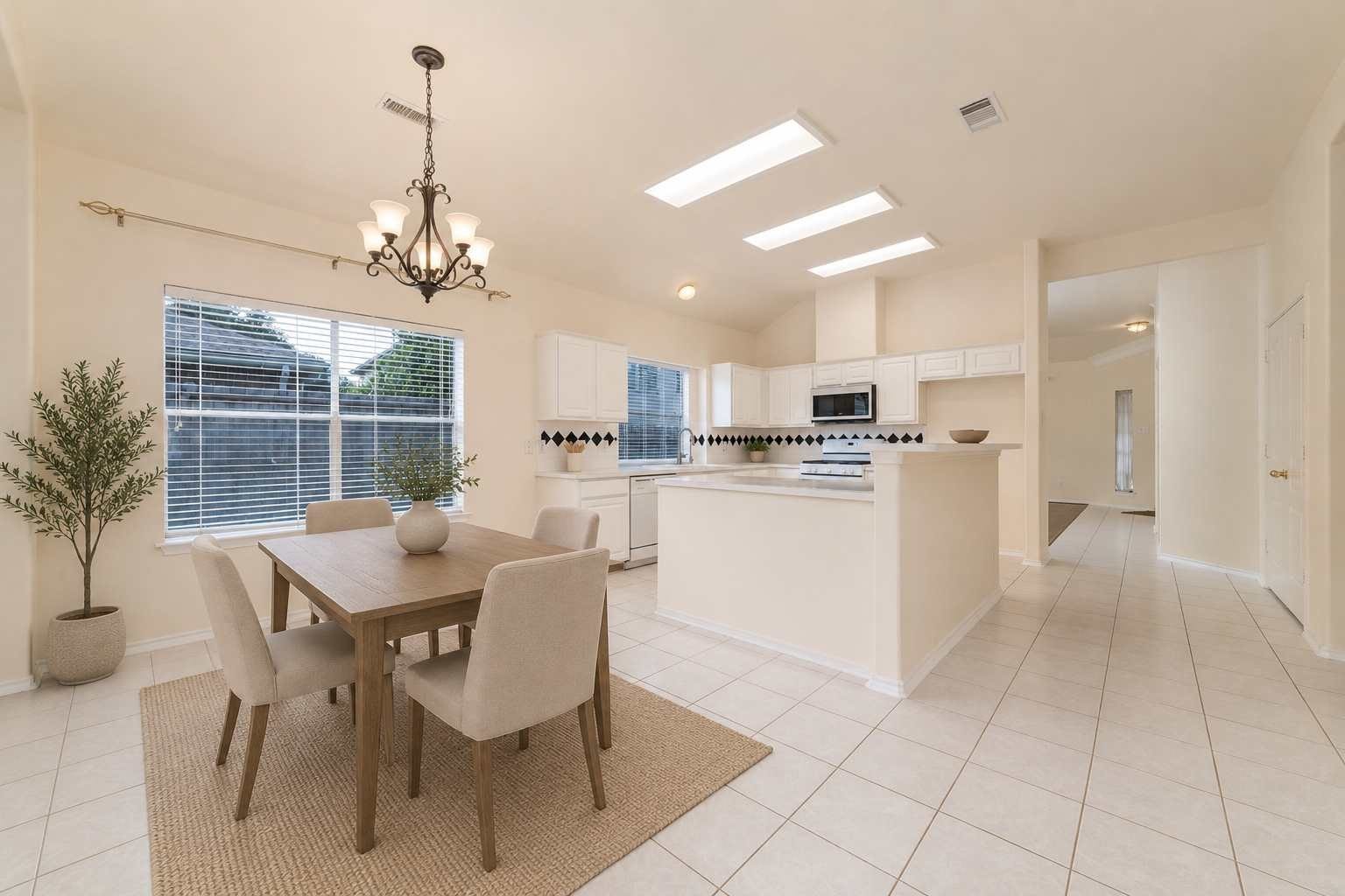 10011 Redoak Pass Lane, Houston, TX 77064 Virtually staged breakfast room