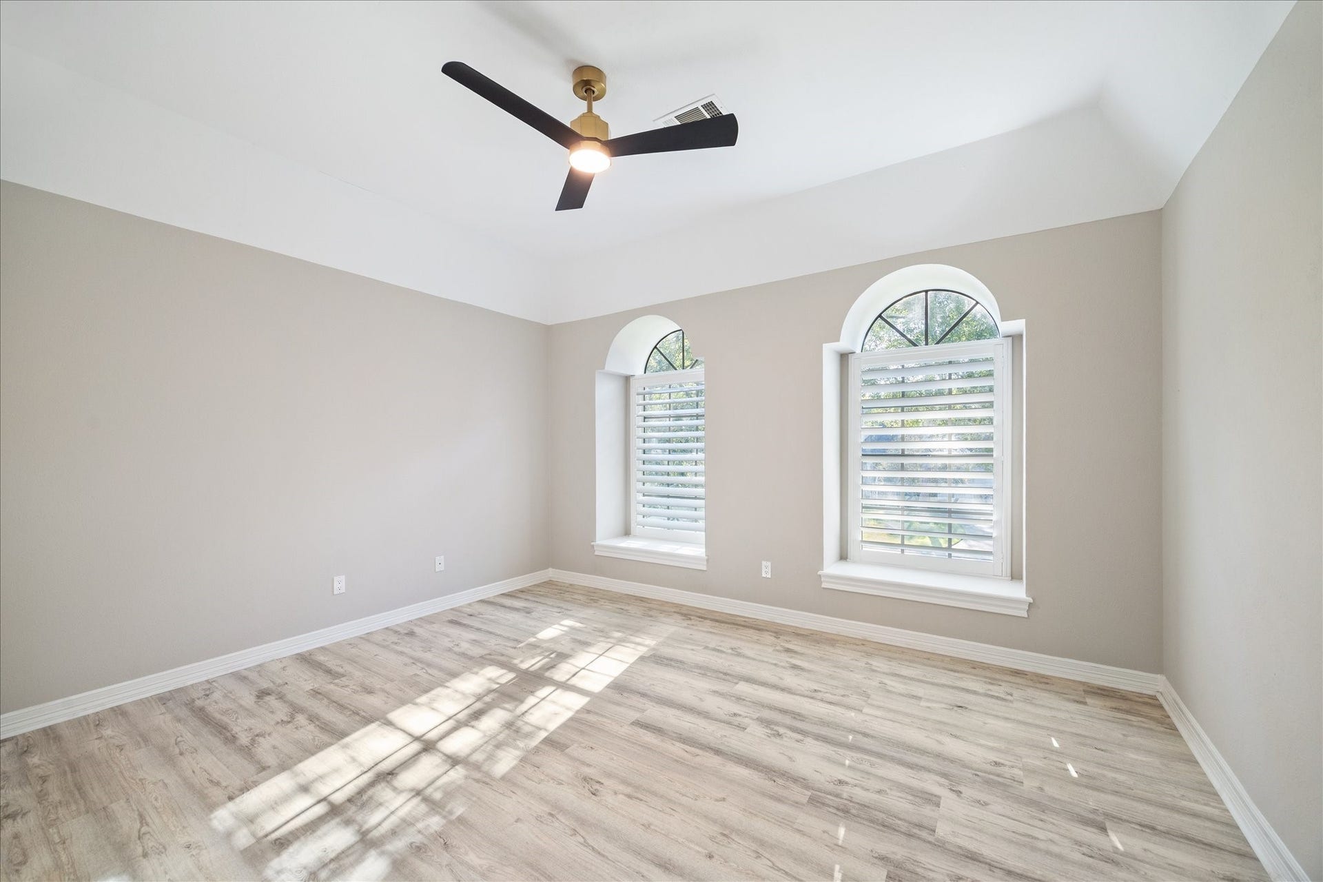 Generous guest secondary bedroom upstairs offering comfort, space, and versatility.