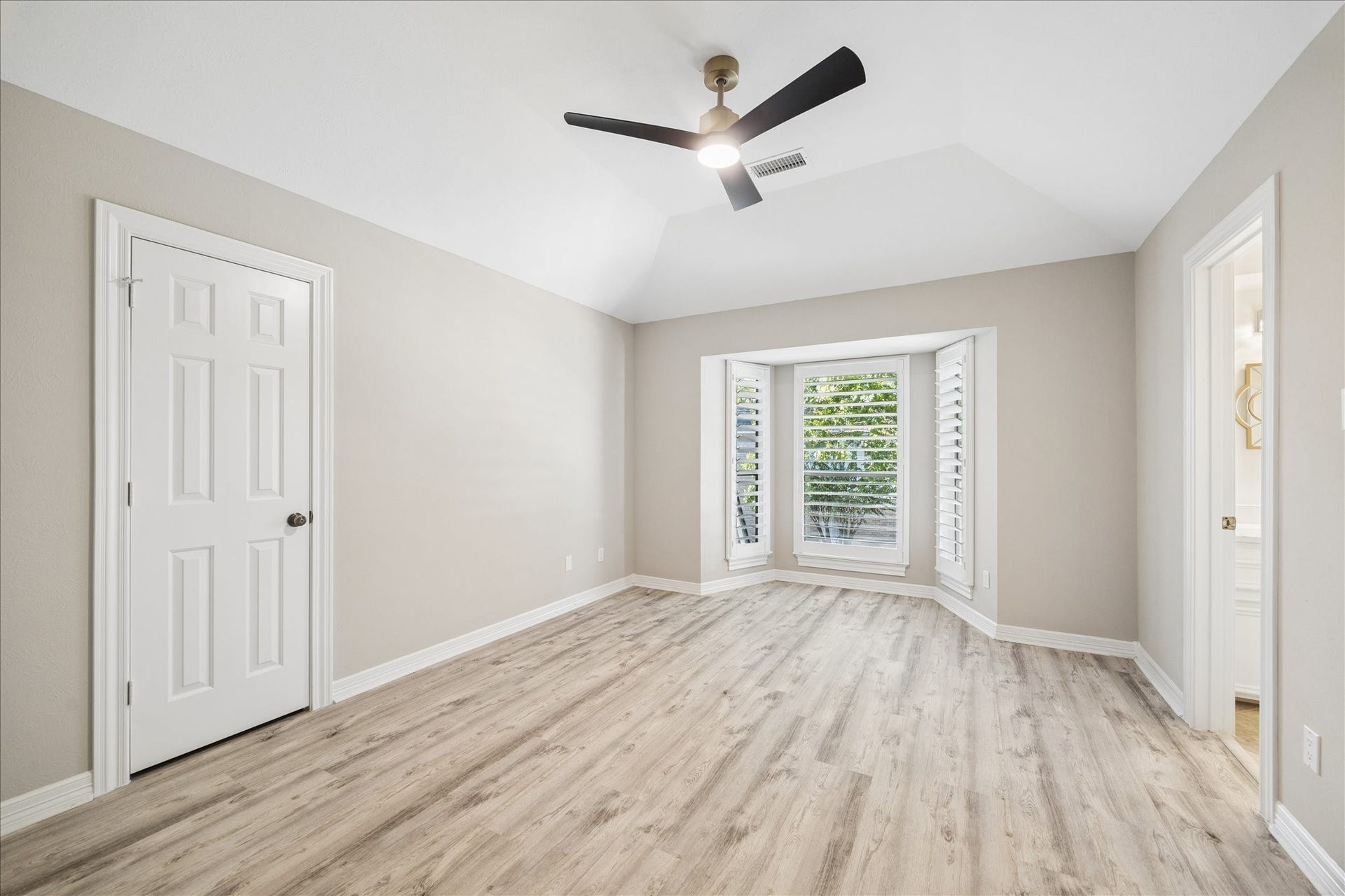 Spacious secondary bedroom upstairs offering flexibility for family or guests