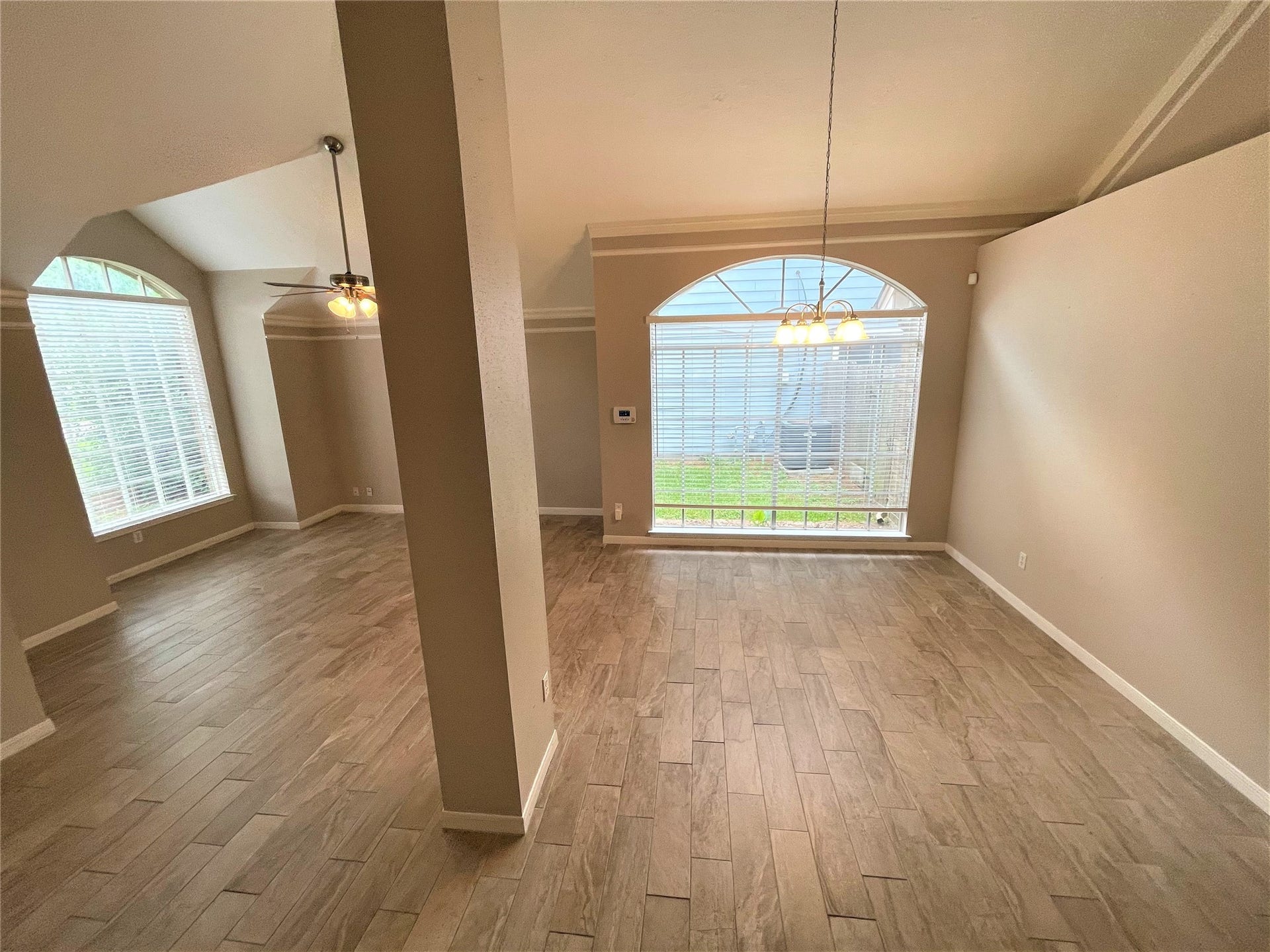 8406 Lake Crystal Drive, Houston, TX 77095 This dedicated dining area is the perfect blend of style, functionality, and comfort, making it the ideal spot for everyday meals, intimate gatherings, and memorable celebrations.