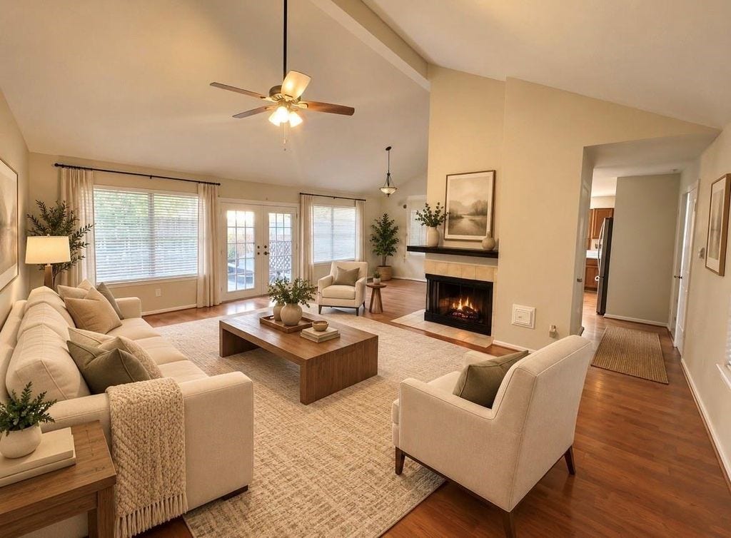 AI decorating ideas for living room