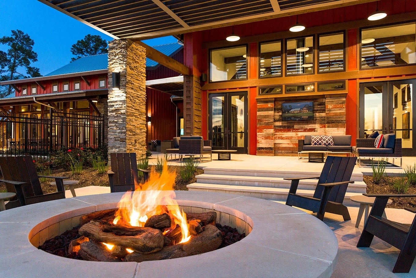 27106 Spanish Wind Court, Magnolia, TX 77354 Enjoy the firepit and visit with your new neighbors!