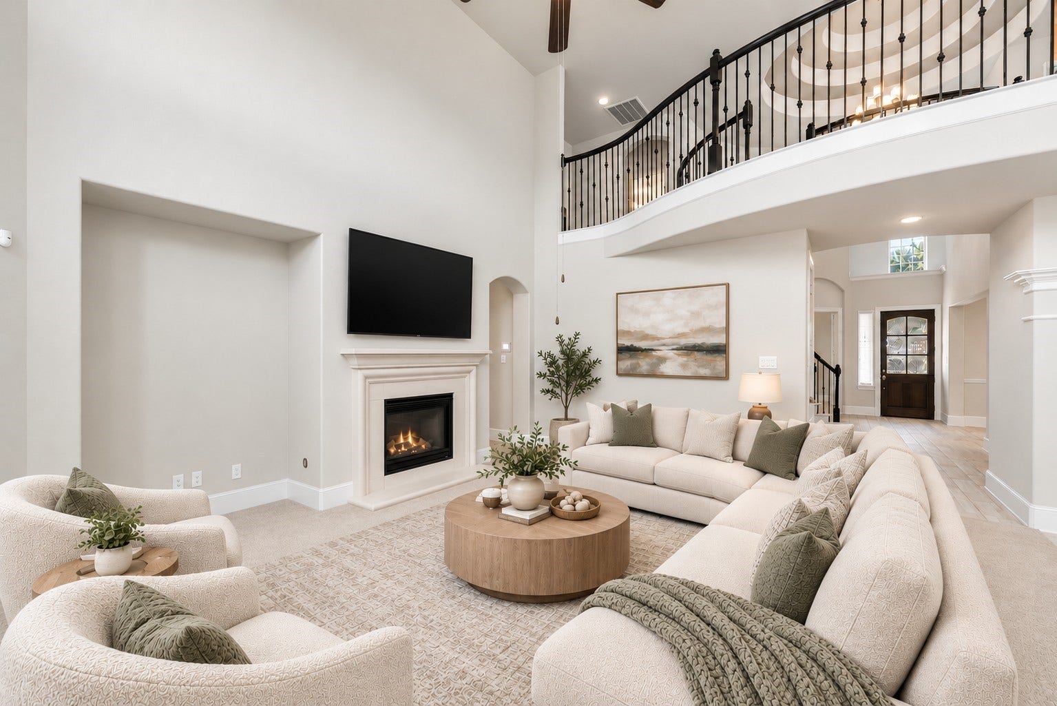 27106 Spanish Wind Court, Magnolia, TX 77354 The current owners selected a neutral color palette that gives this home a very elegant feeling.