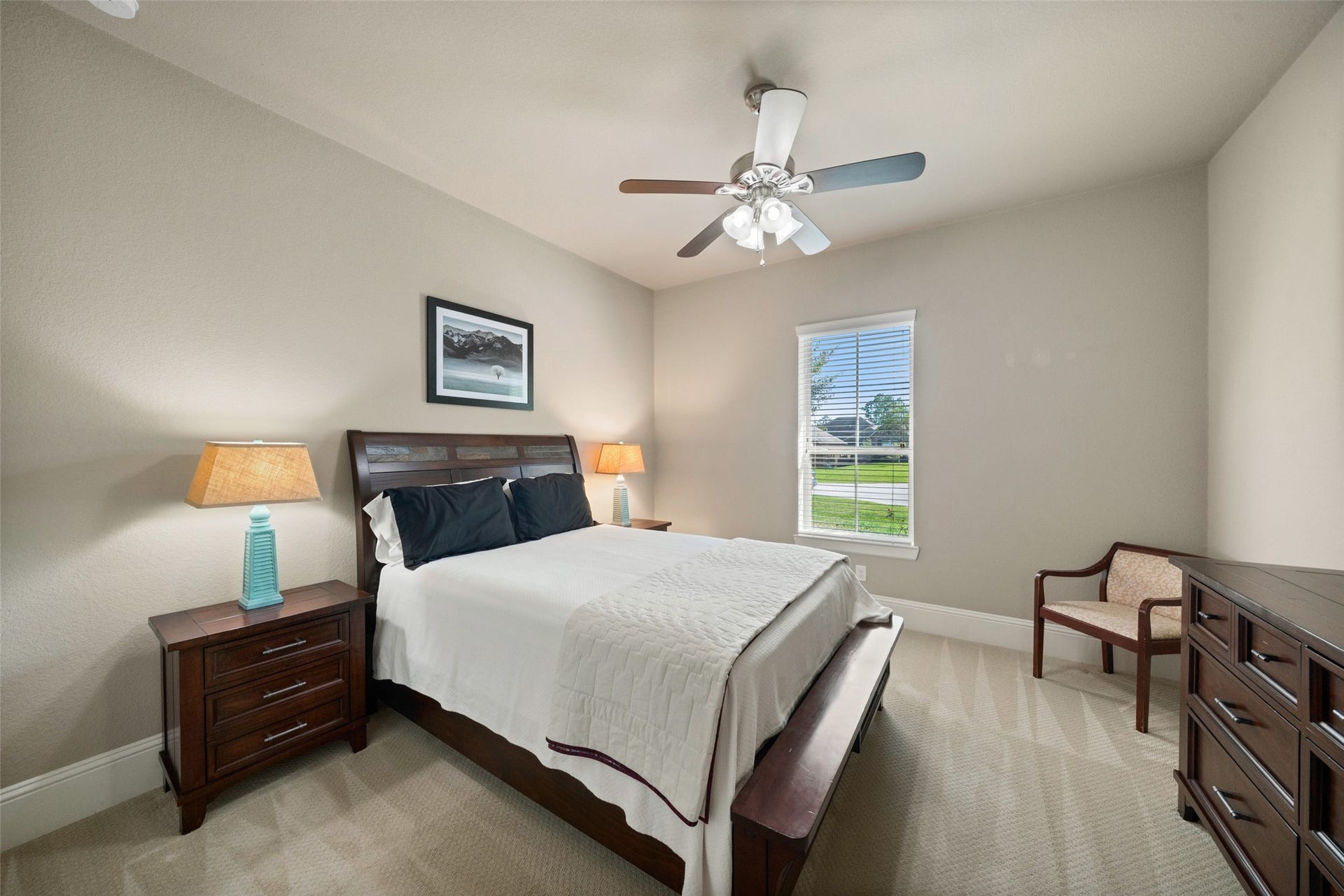 12606 Whitney Court, Magnolia, TX 77354 Secondary bedroom number two featured at the front of the home.