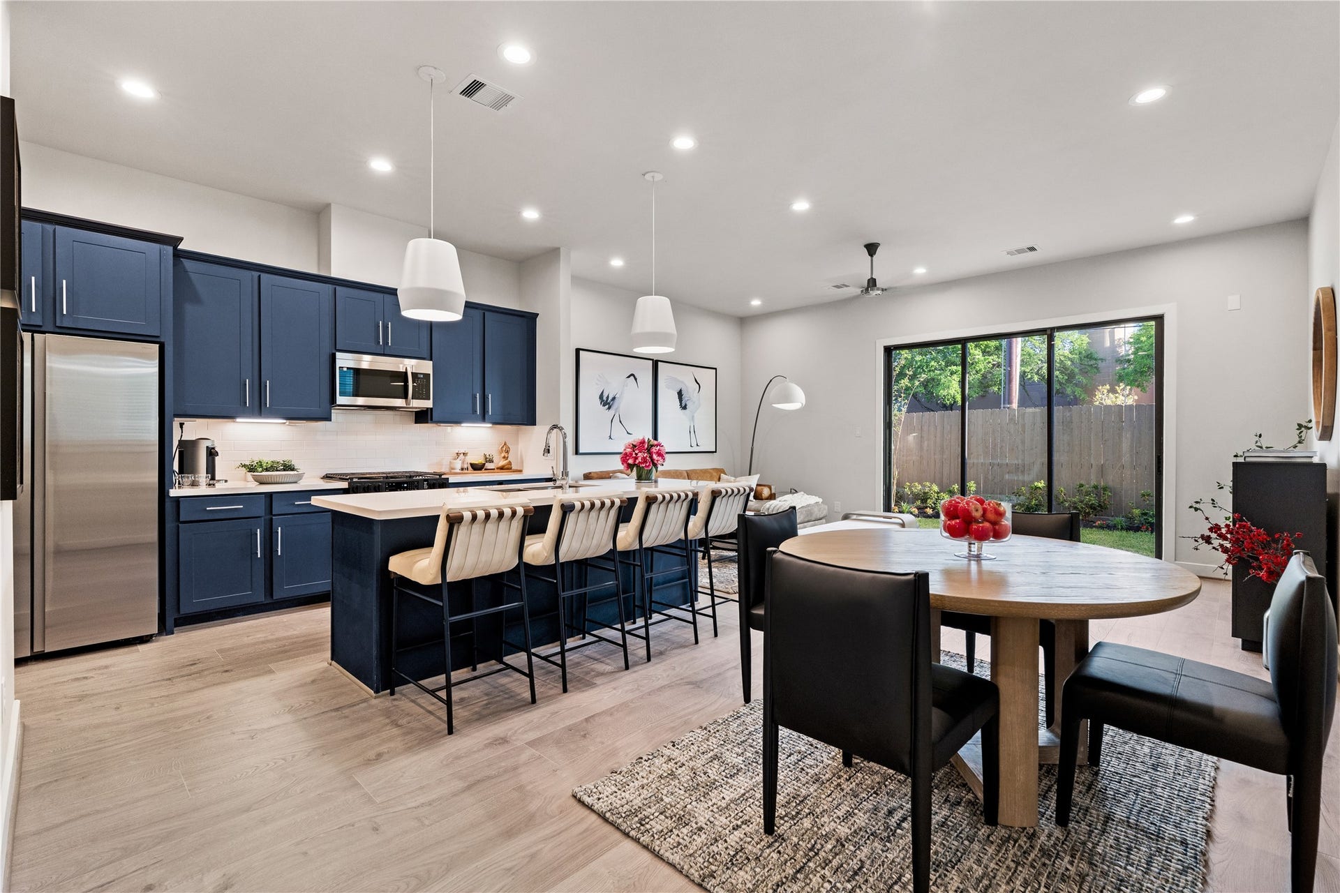 3925 Willowbend Point Drive, Houston, TX 77025 Representative photo showing community model home interior. Layout and selections may vary.