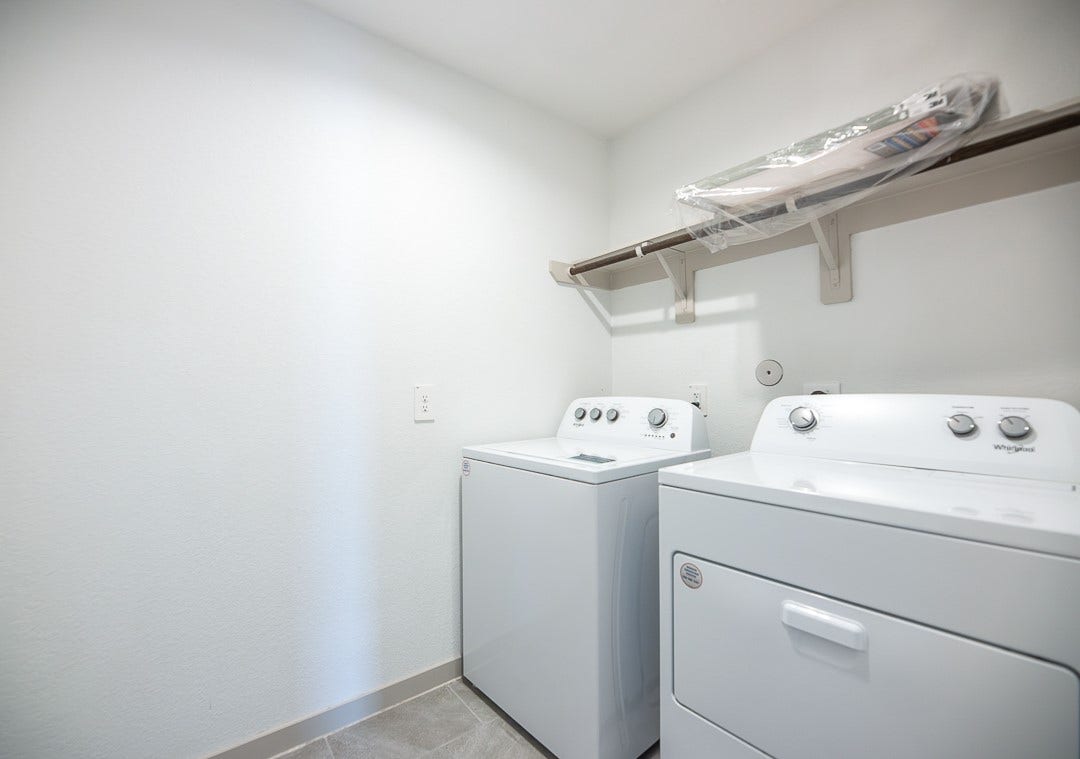 6906 Halifax Harvest Lane, Richmond, TX 77407 Spacious utility room perfect for laundry and extra storage, offering both functionality and convenience.