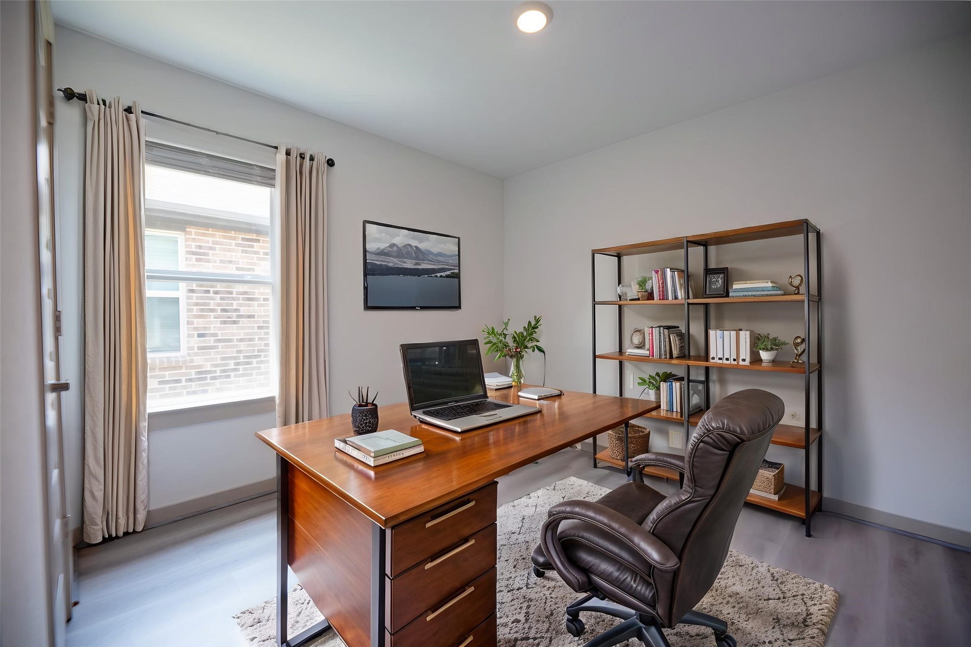 6906 Halifax Harvest Lane, Richmond, TX 77407 Bright and airy room with no carpet. Perfect for additional room or an office. (virtually staged)