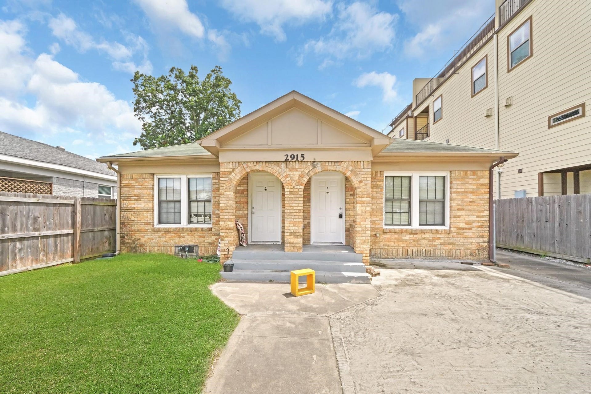 2915 Isabella Street, #A, Houston, TX 77004 Unit A is on the left side of the property when facing the duplex.
