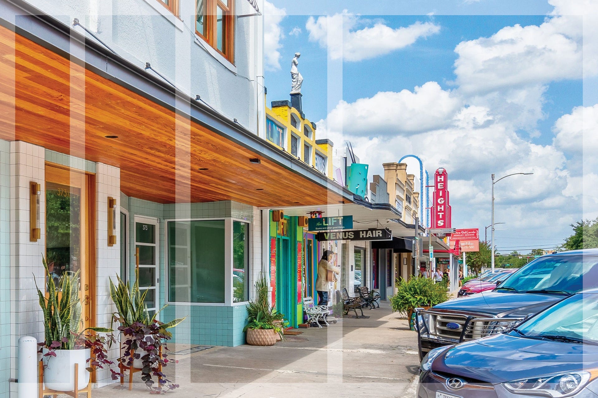 Heights amenities located nearby great for an evening out or partaking in White linen night or Lights in the Heights.