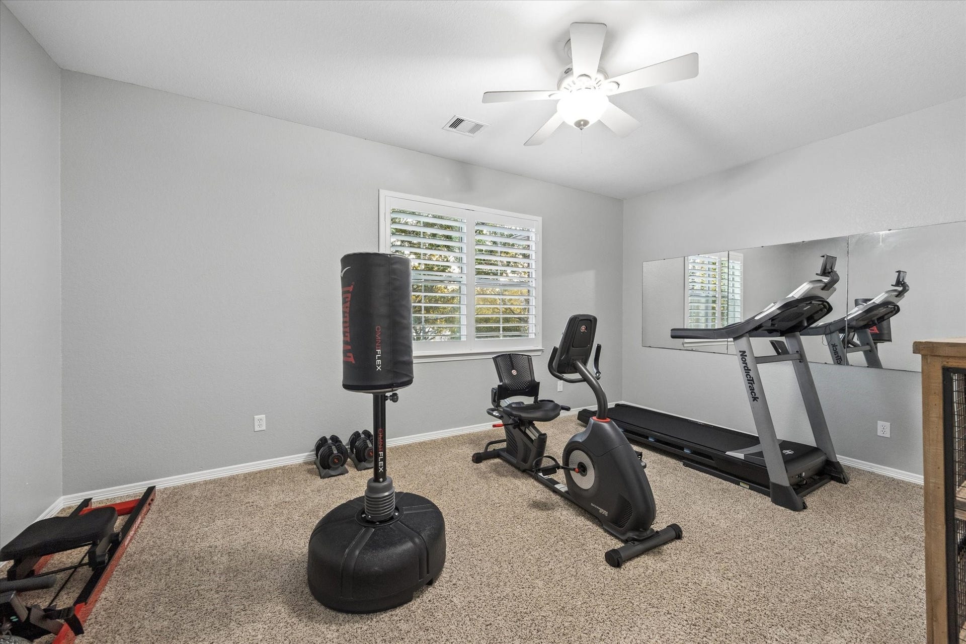 3523 Silvercreek Drive, Manvel, TX 77578 Bedroom 5 currently being used as an exercise room