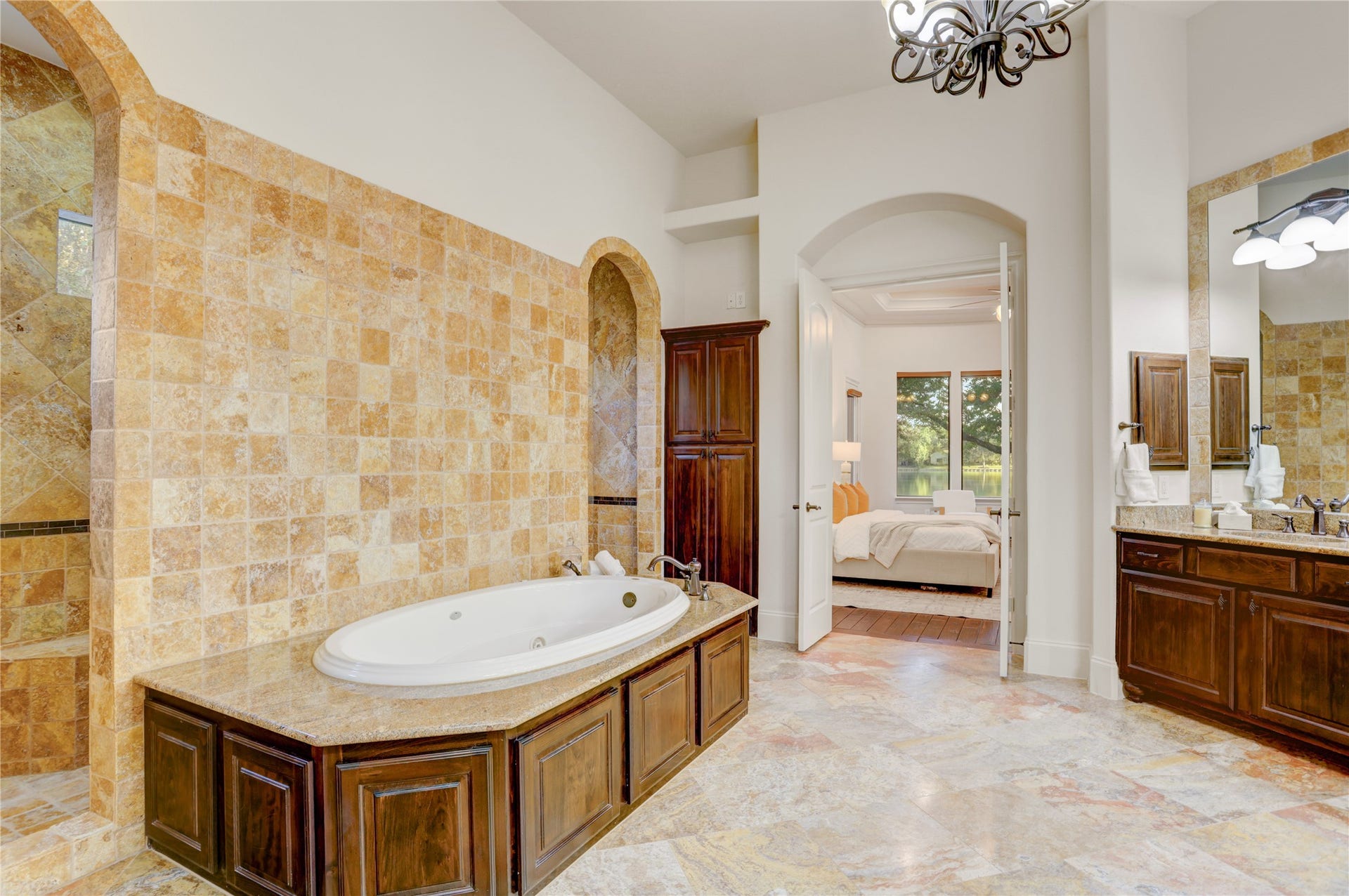 702 Piedmont Street, Sugar Land, TX 77478 Primary bath is spacious and filled with light