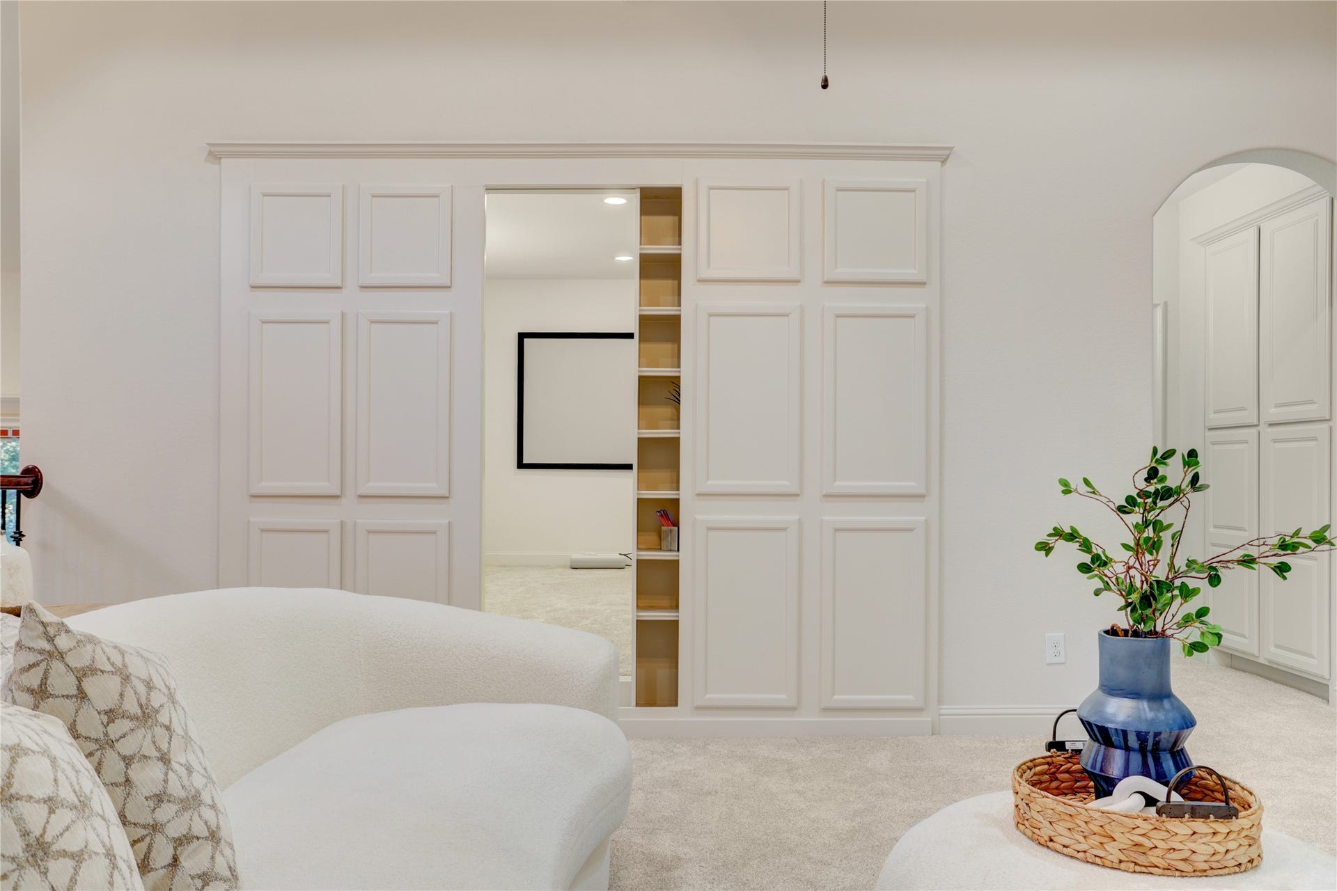 702 Piedmont Street, Sugar Land, TX 77478 The centrally located media room is secluded yet easily accessible