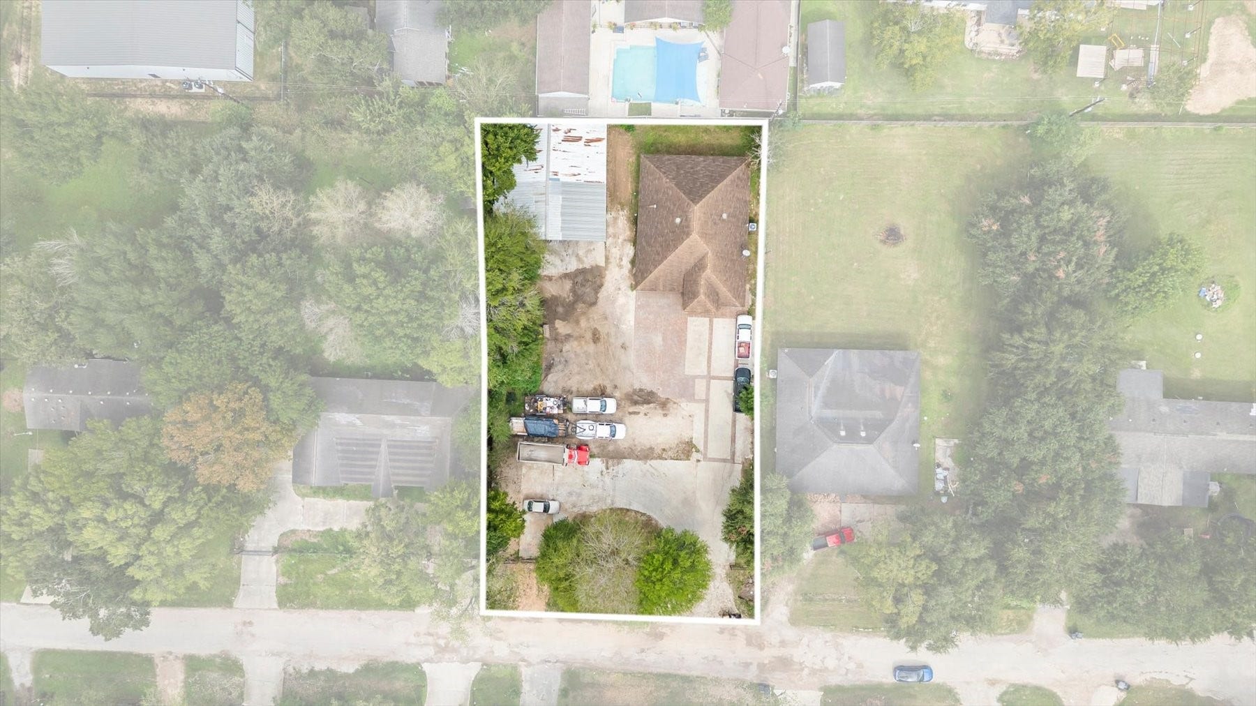 22214 Foxbend Drive, Katy, TX 77449 Property Boundary Map