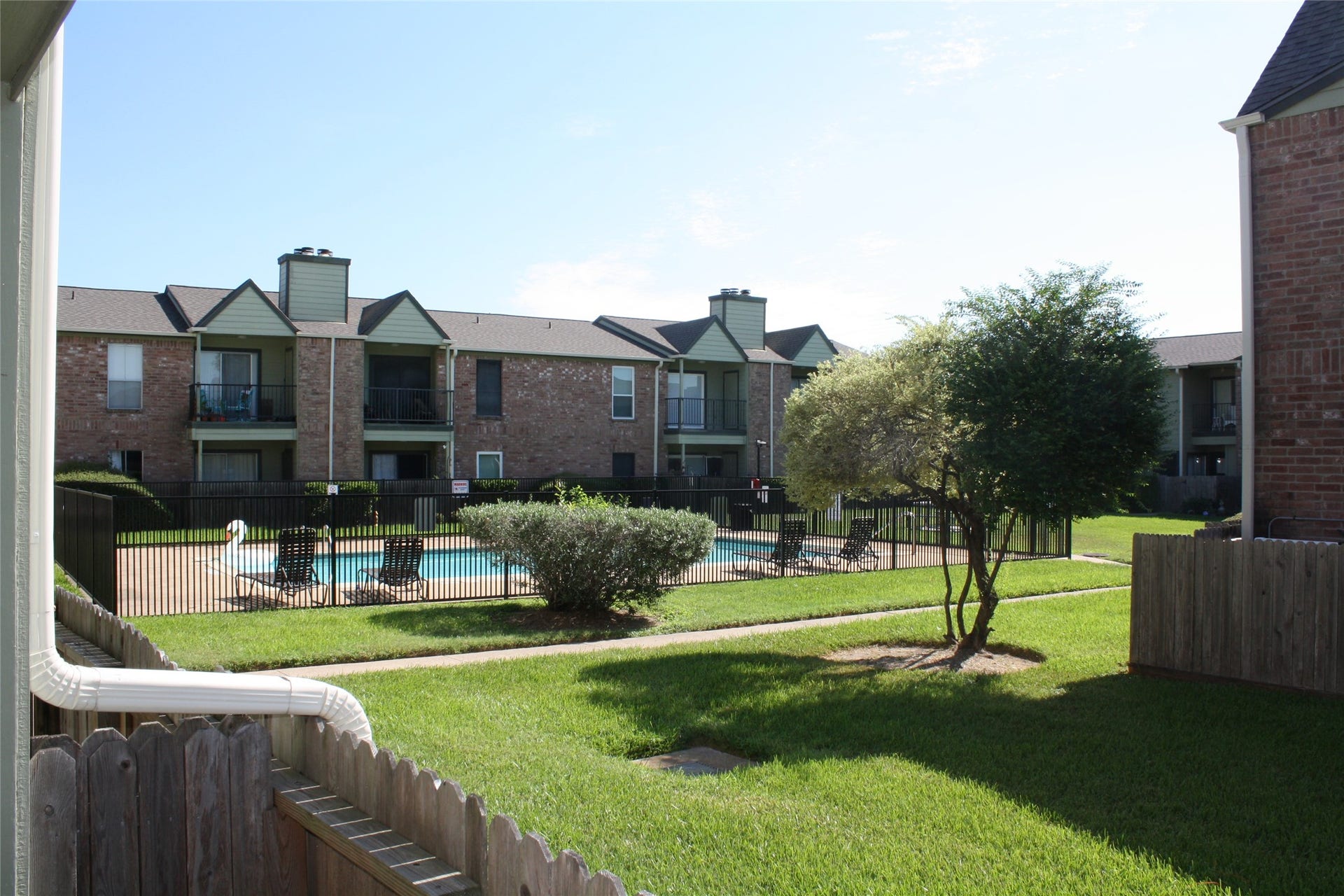 18800 Egret Bay Boulevard, #1101, Webster, TX 77058 Taken from patio. Swimming pool close for you to enjoy.
