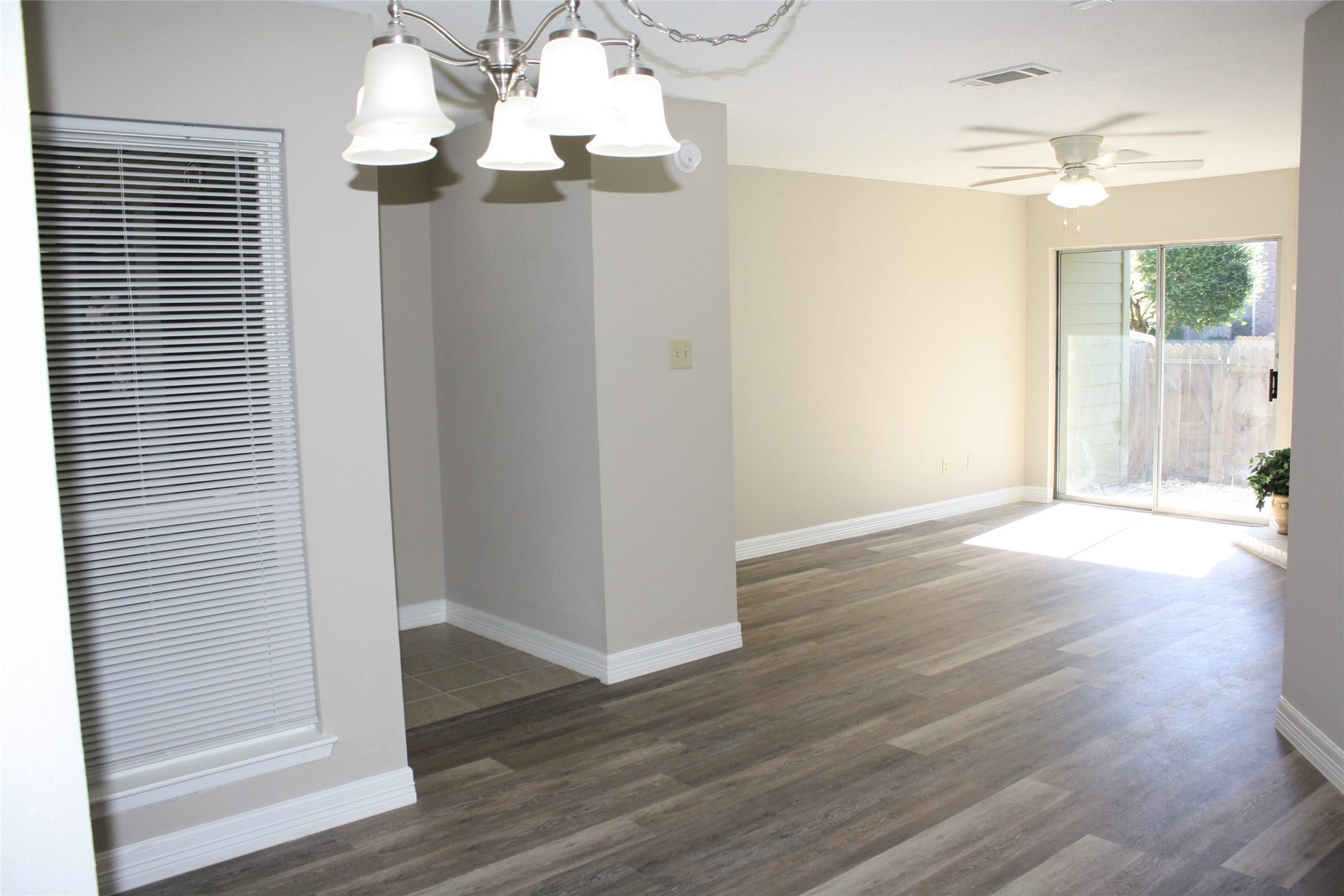 18800 Egret Bay Boulevard, #1101, Webster, TX 77058 Dining and Living Room Combo. Vinyl Plank Flooring installed 10/2026