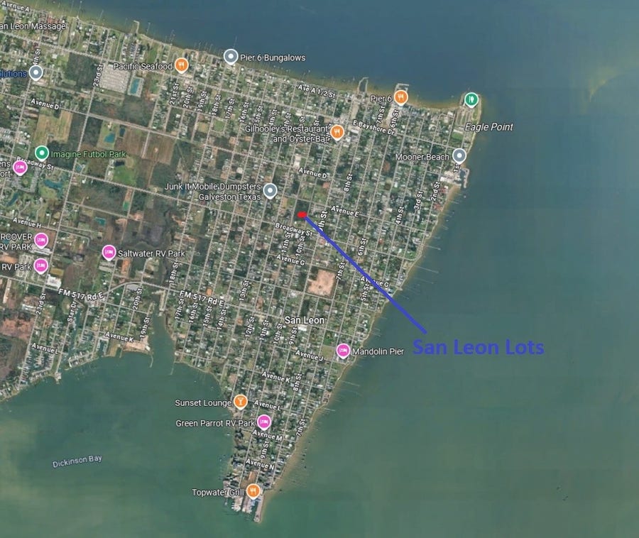 Property photo for 558 10th Street, San Leon, TX