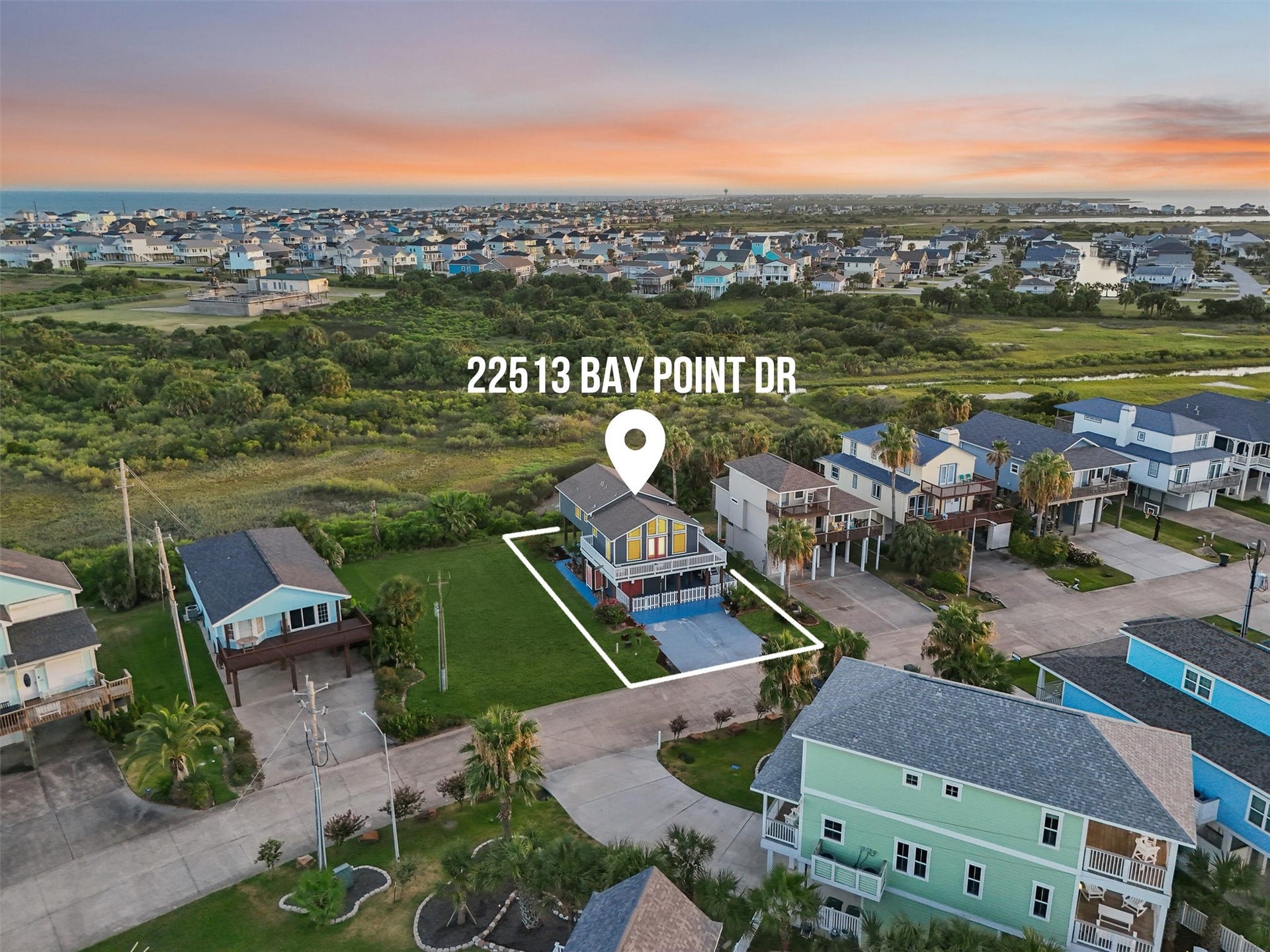22513 Bay Point Drive, Galveston, TX 77554 Come and see this beach home today!