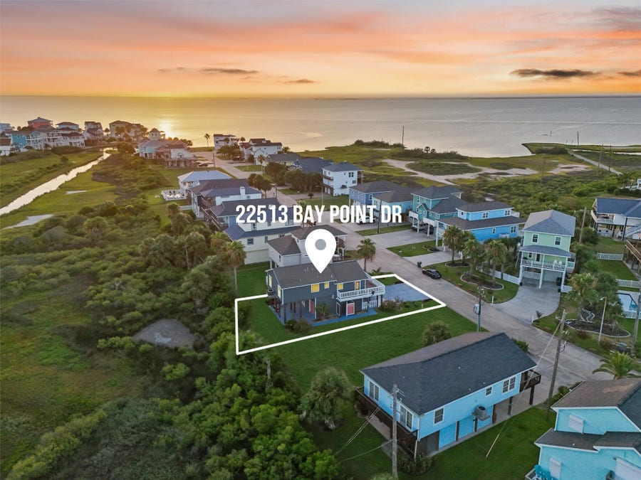 Property photo for 22513 Bay Point Drive, Galveston, TX