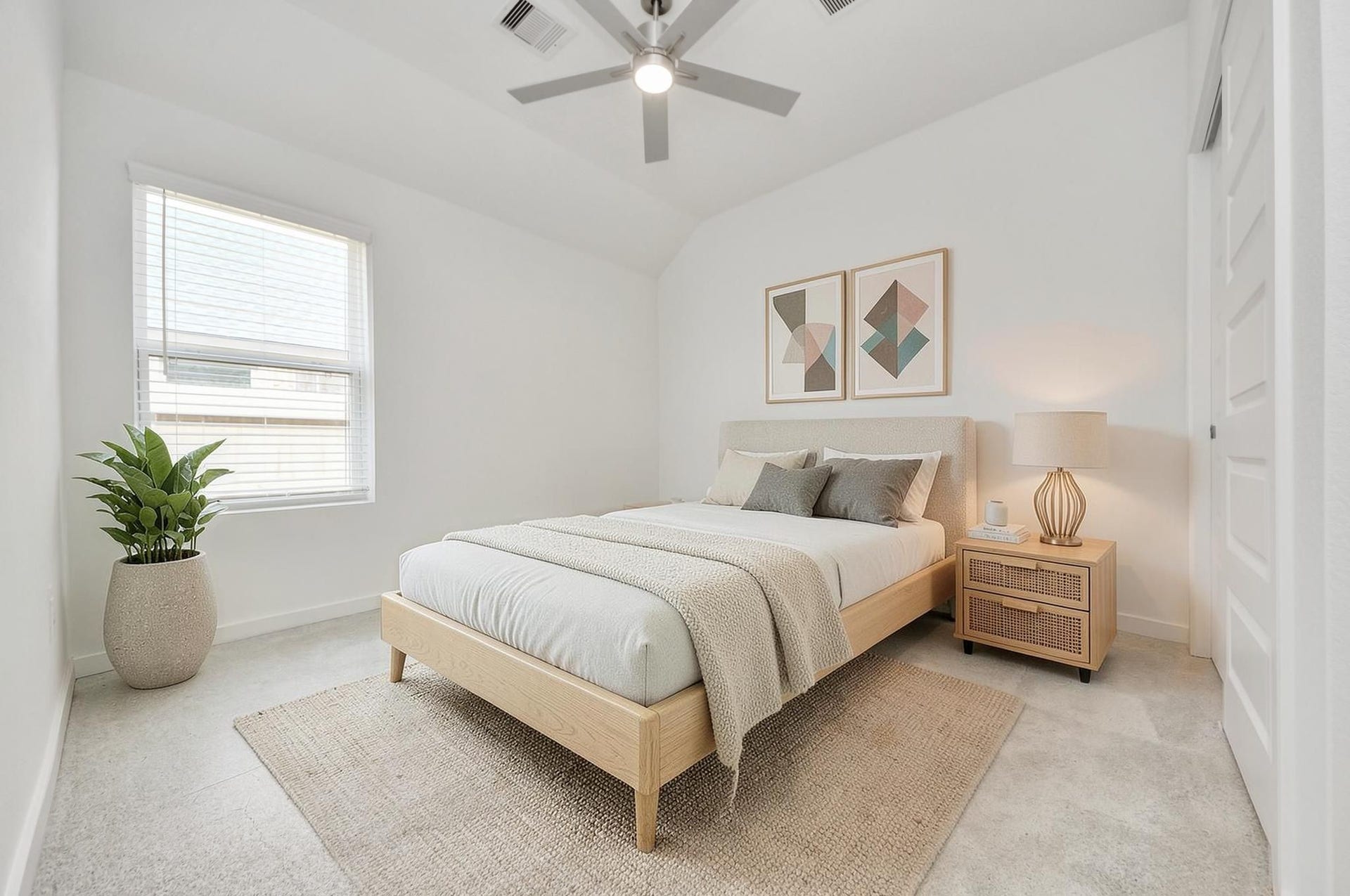 5830 Madison Trail Drive, Richmond, TX 77469 Virtually Staged - Secondary Bedroom. Sample photo of completed home with similar floor plan. Actual colors and selections may vary.