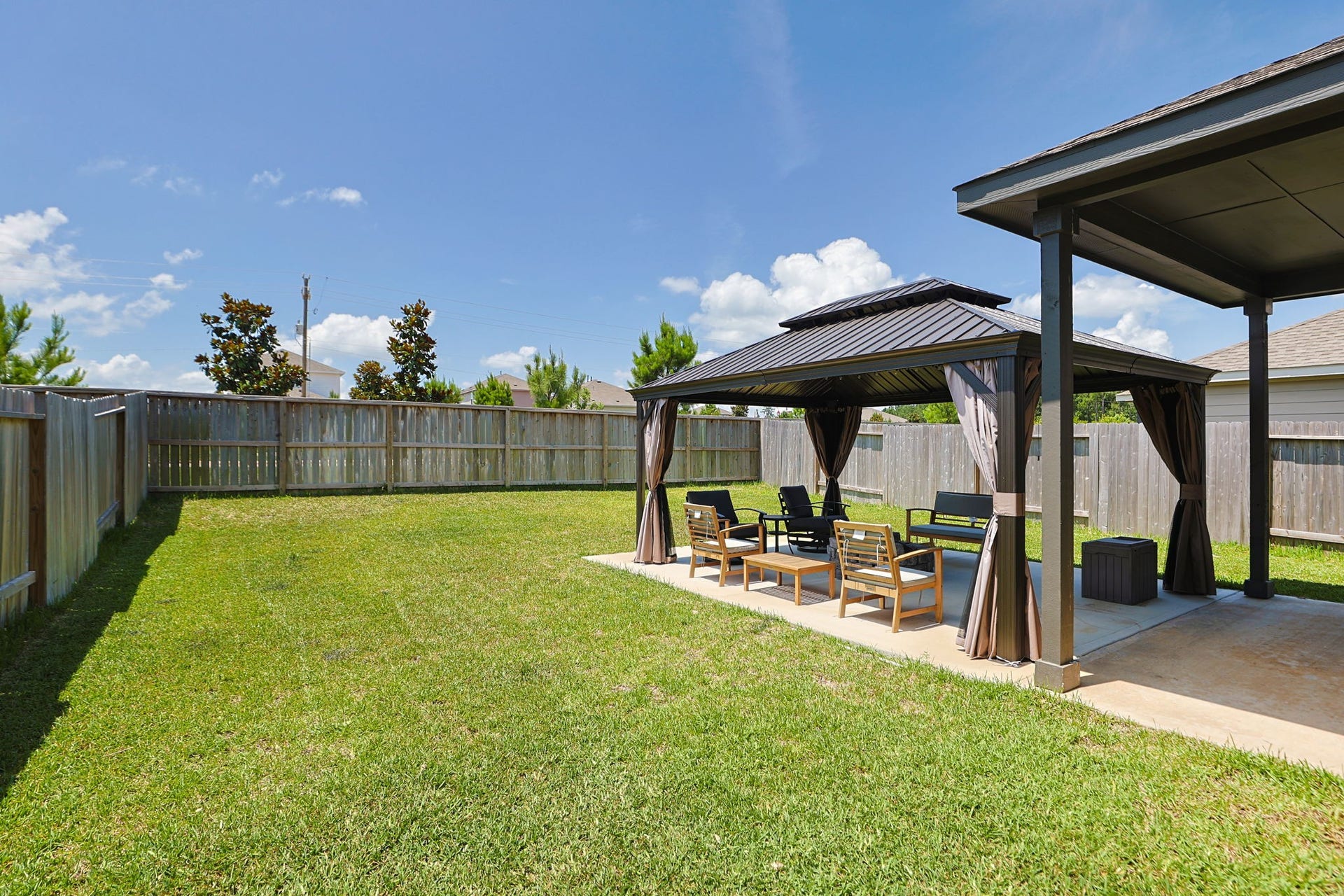 25499 Blue Mistflower Drive, Montgomery, TX 77316 View of back yard with no back or side neighbors