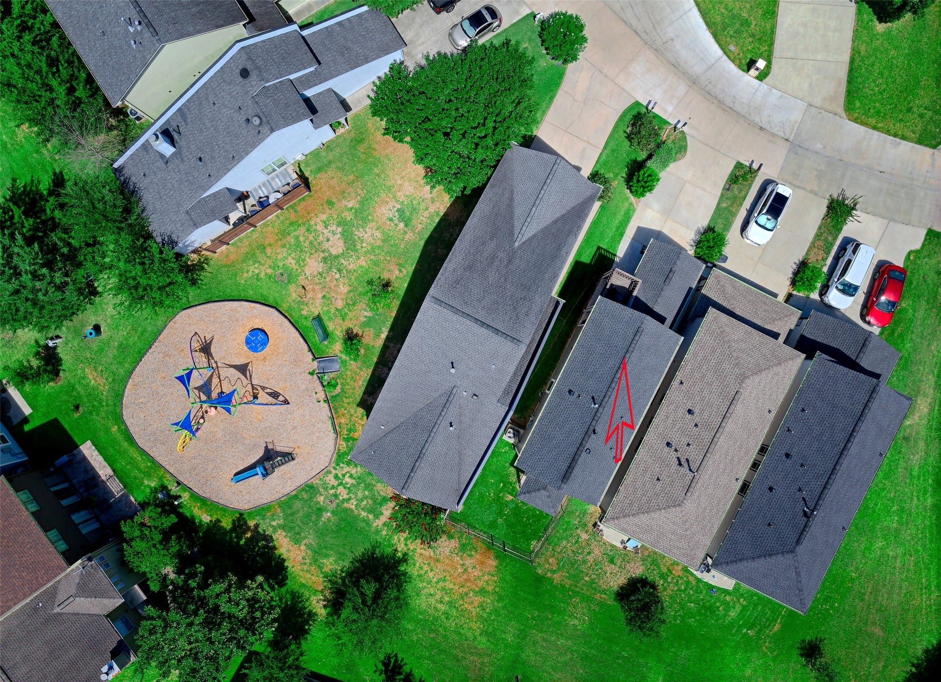 Community Playground behind home