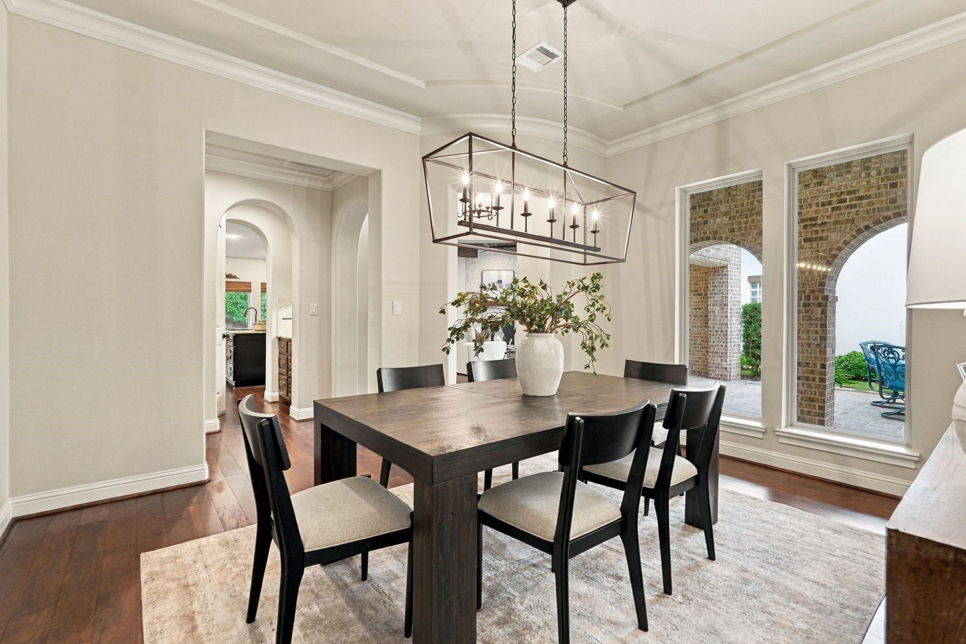 51 Woodglade Way, The Woodlands, TX 77375 From this view is the entrance to the Butler's pantry that sits between the dining room and kitchen.