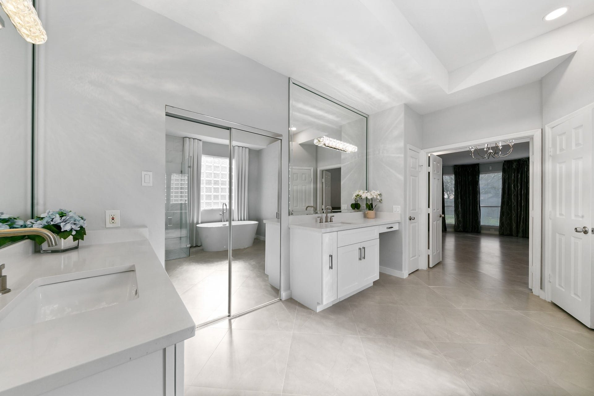1931 Timber Creek Drive, Missouri City, TX 77459 Beautiful modern master bathroom