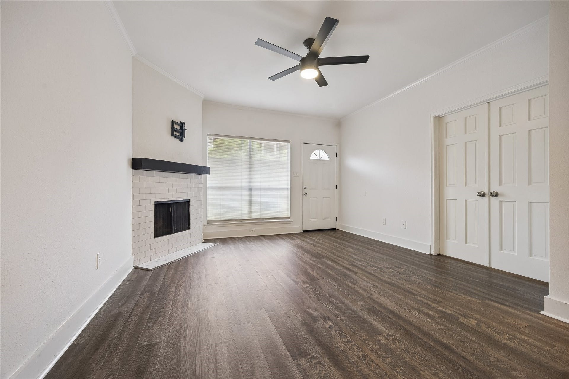 Spacious Living Room, lots of natural light and Woodburning  Fireplace