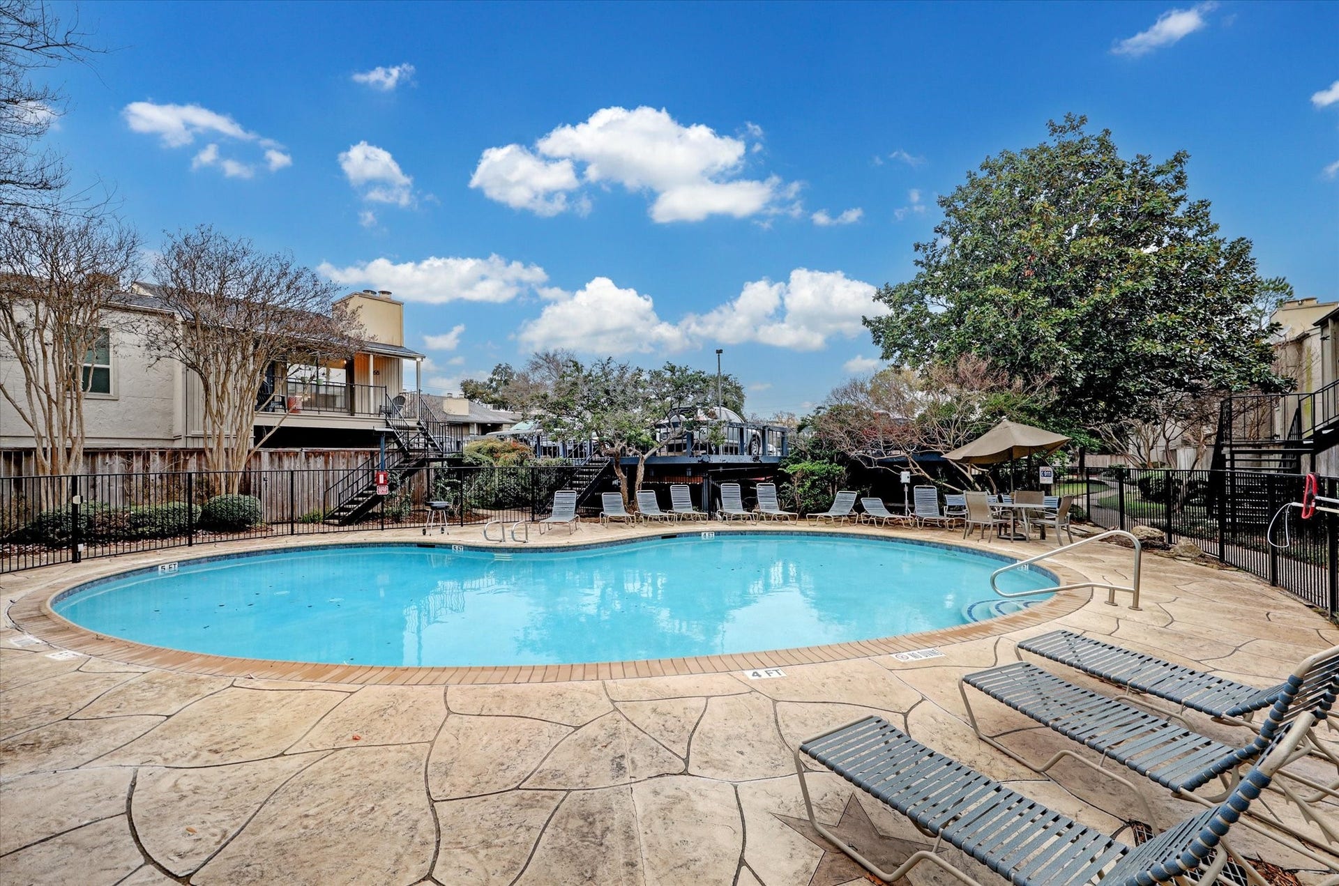 Experience Resort-Style relaxation right at home at the community pool