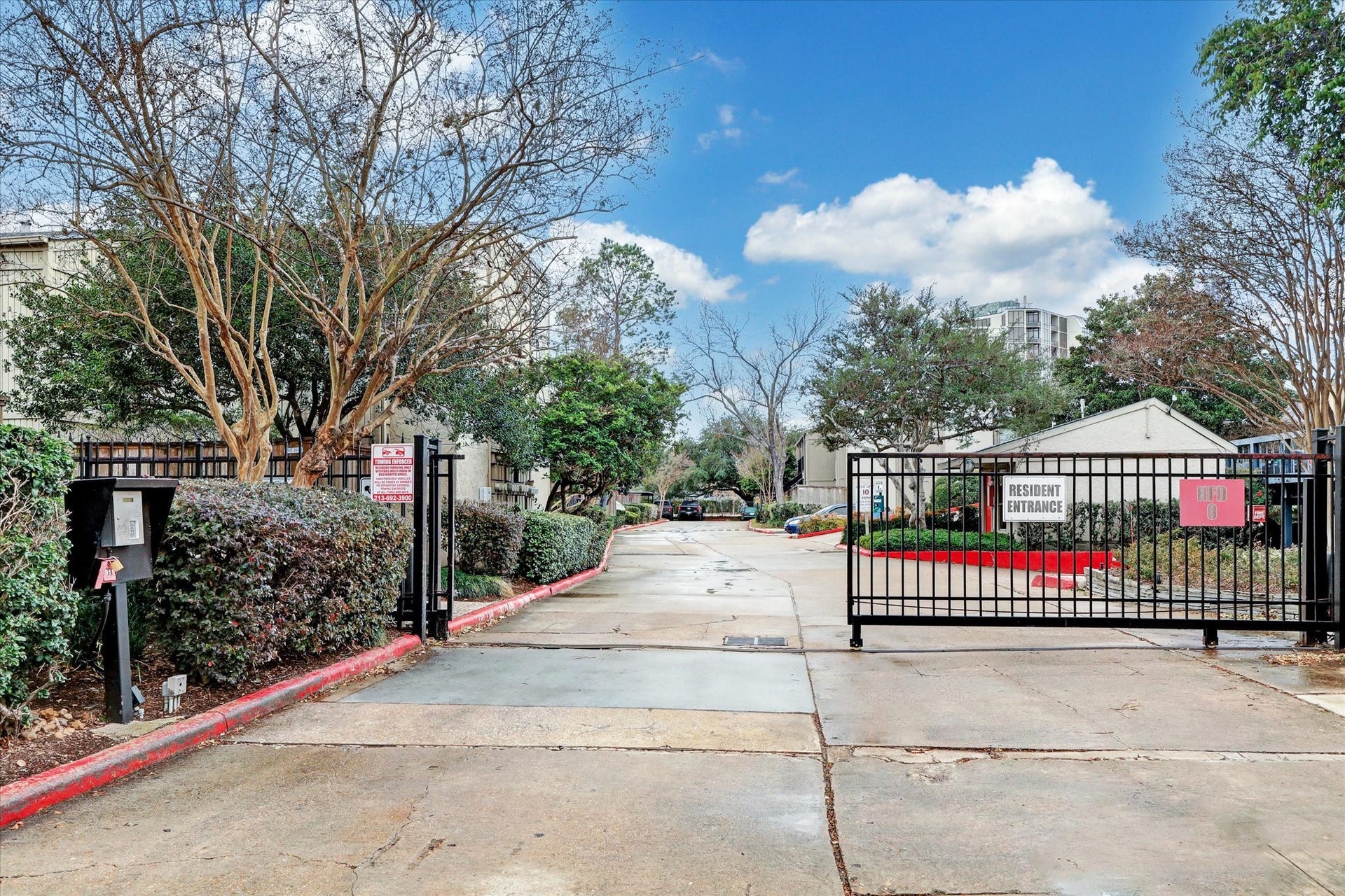 Secure Gates at enterance