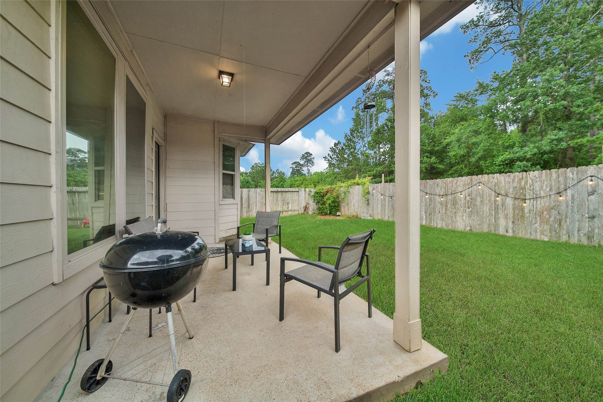9978 Sterling Place Drive, Conroe, TX 77303 Backyard has NO rear neighbors!
